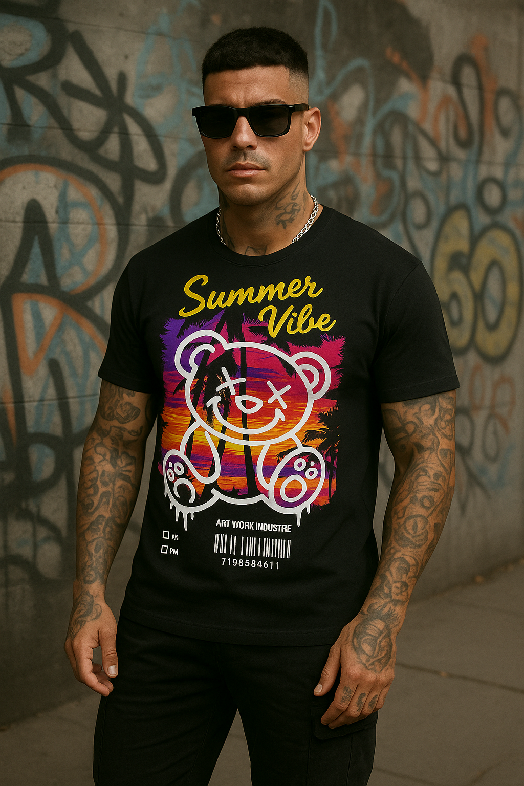 Art Worx Industrie SUMMER VIEBS – Heavy Cotton T-Shirt (Herren)