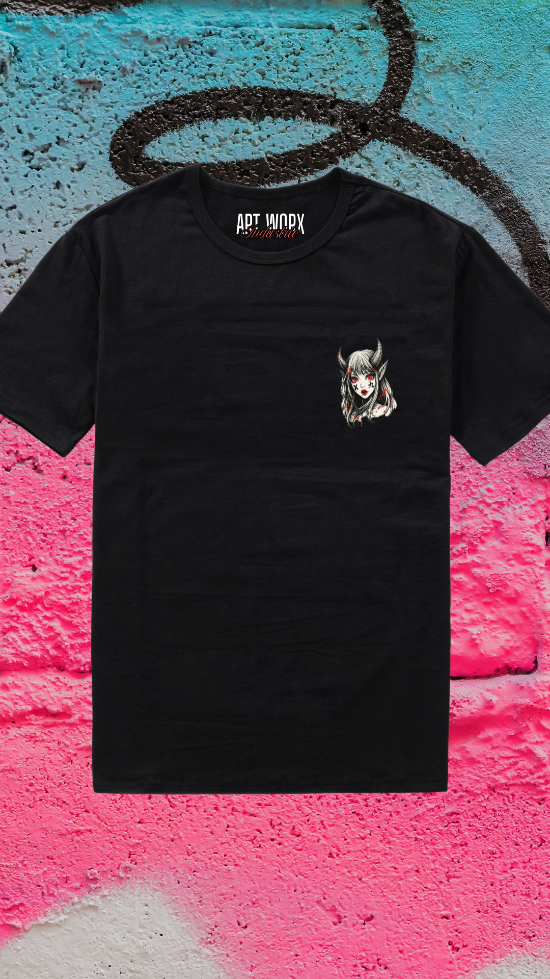 Art Worx Industrie DEMON GIRL – Heavy Cotton T-Shirt (Herren)