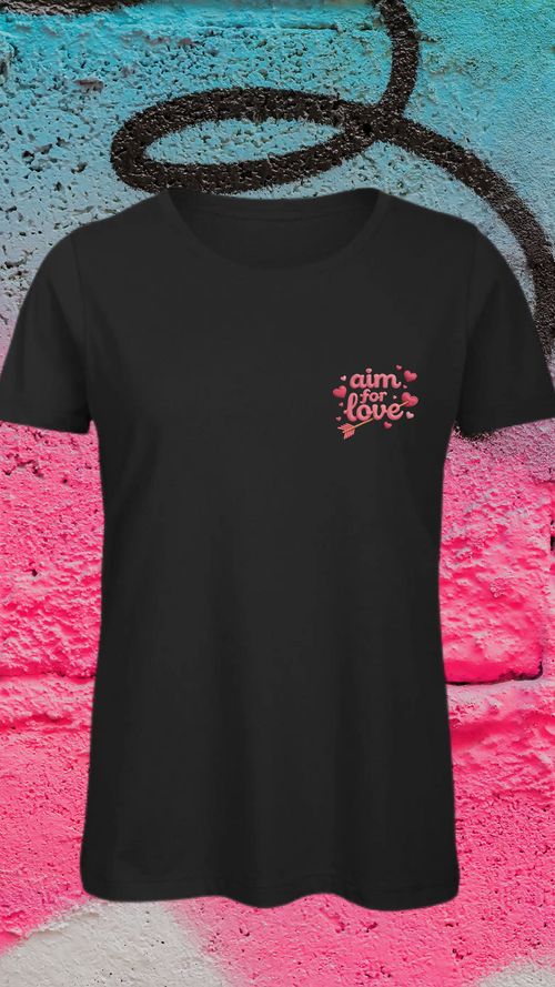 Art Worx Industrie AIM FOR LOVE – Heavy Cotton T-Shirt (Damen)