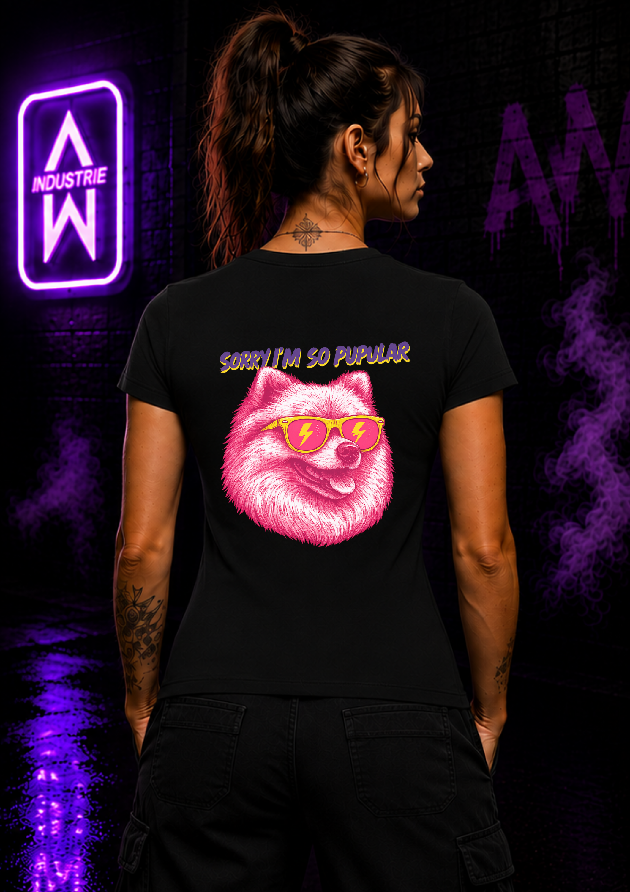 Art Worx Industrie SORRY IM SO PUPULAR – Heavy Cotton T-Shirt (Damen)