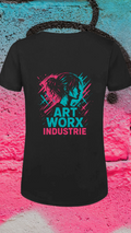 Art Worx Industrie Neon Girl – Heavy Cotton T-Shirt (Damen)