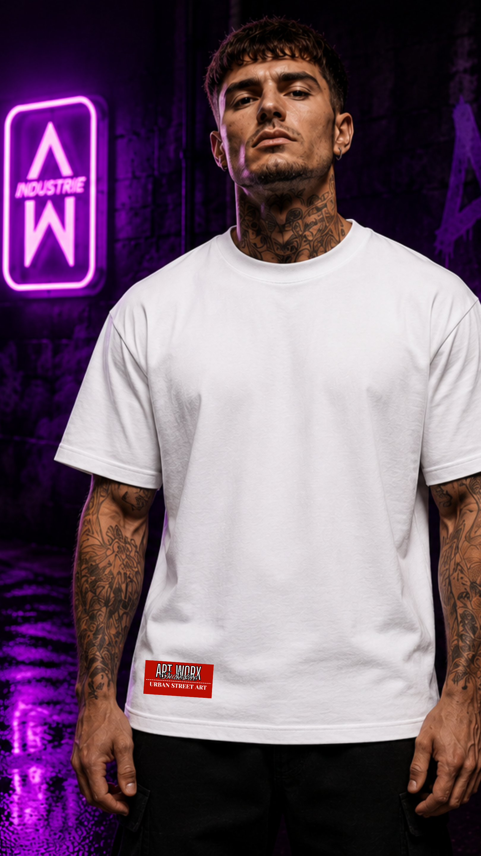 Art Worx Industrie ART IS NOT A CRIME – Heavy Cotton T-Shirt (Herren)