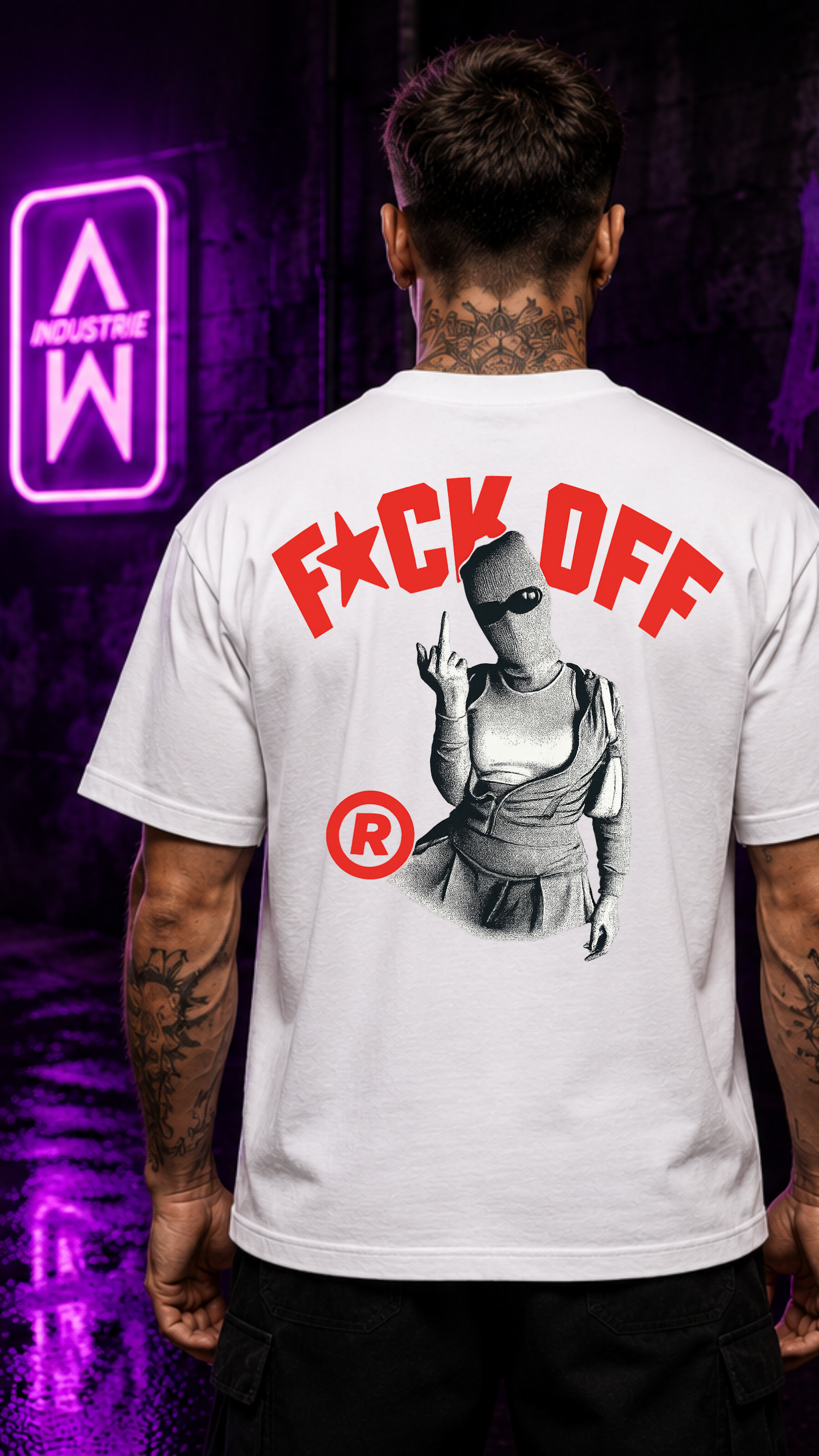 Art Worx Industrie F*CK OFF– Heavy Cotton T-Shirt (Herren)