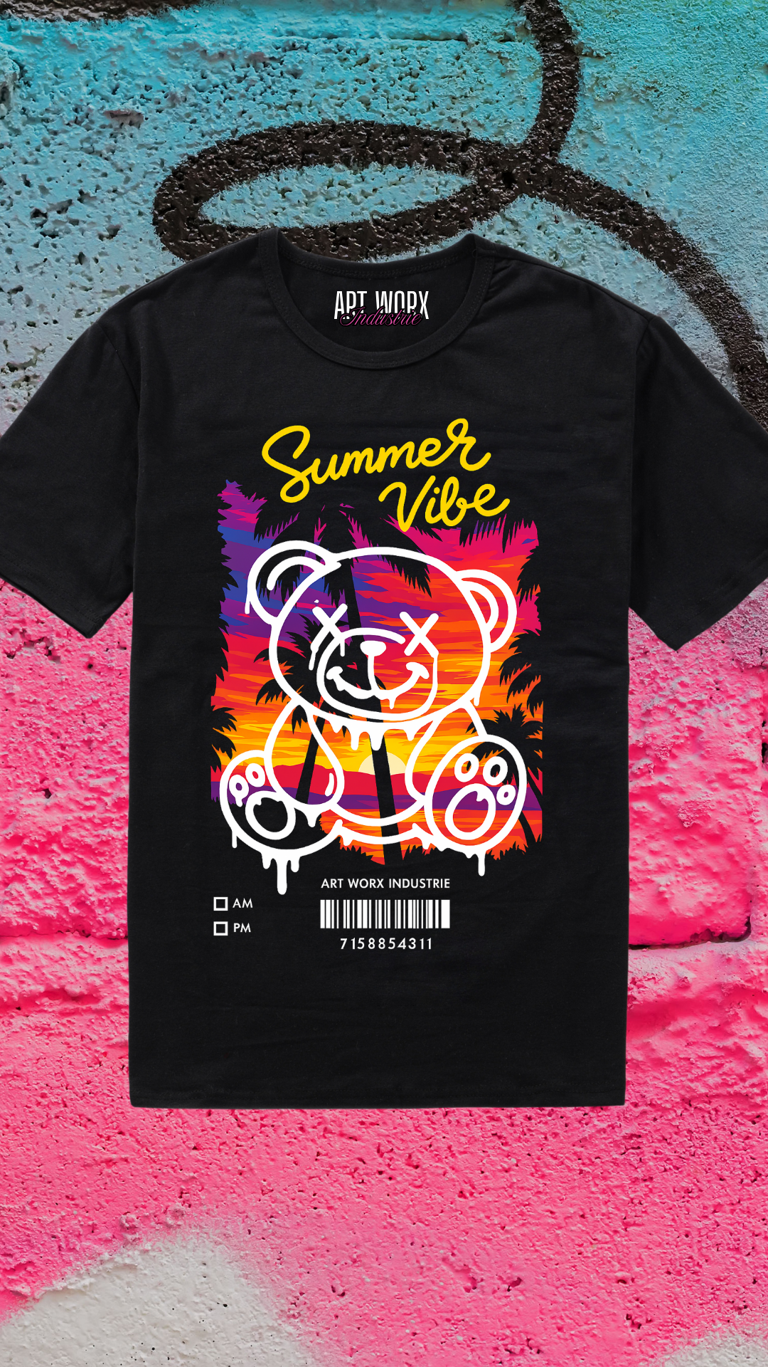 Art Worx Industrie SUMMER VIEBS – Heavy Cotton T-Shirt (Herren)