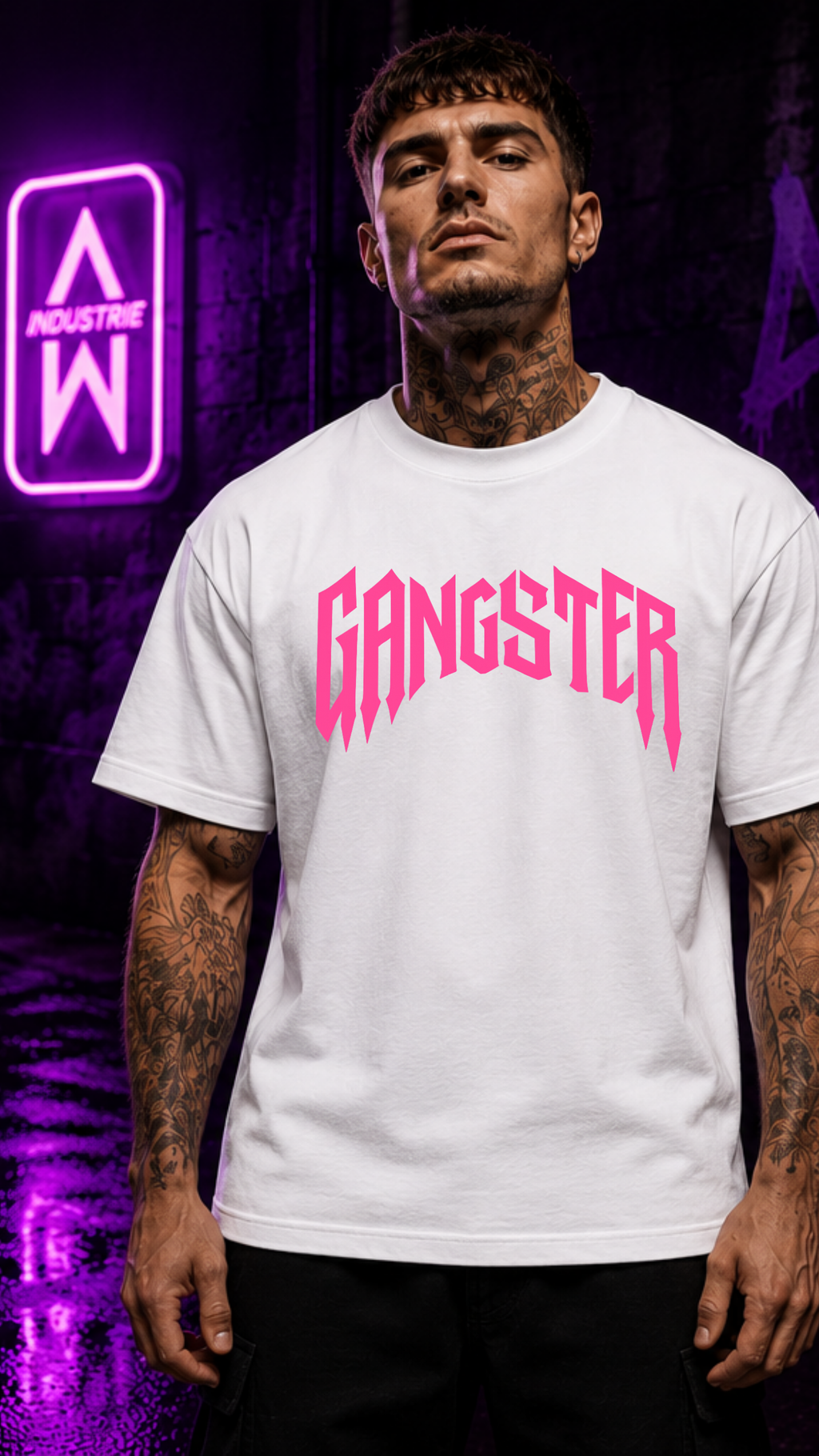Art Worx Industrie GANGSTER – Heavy Cotton T-Shirt (Herren)