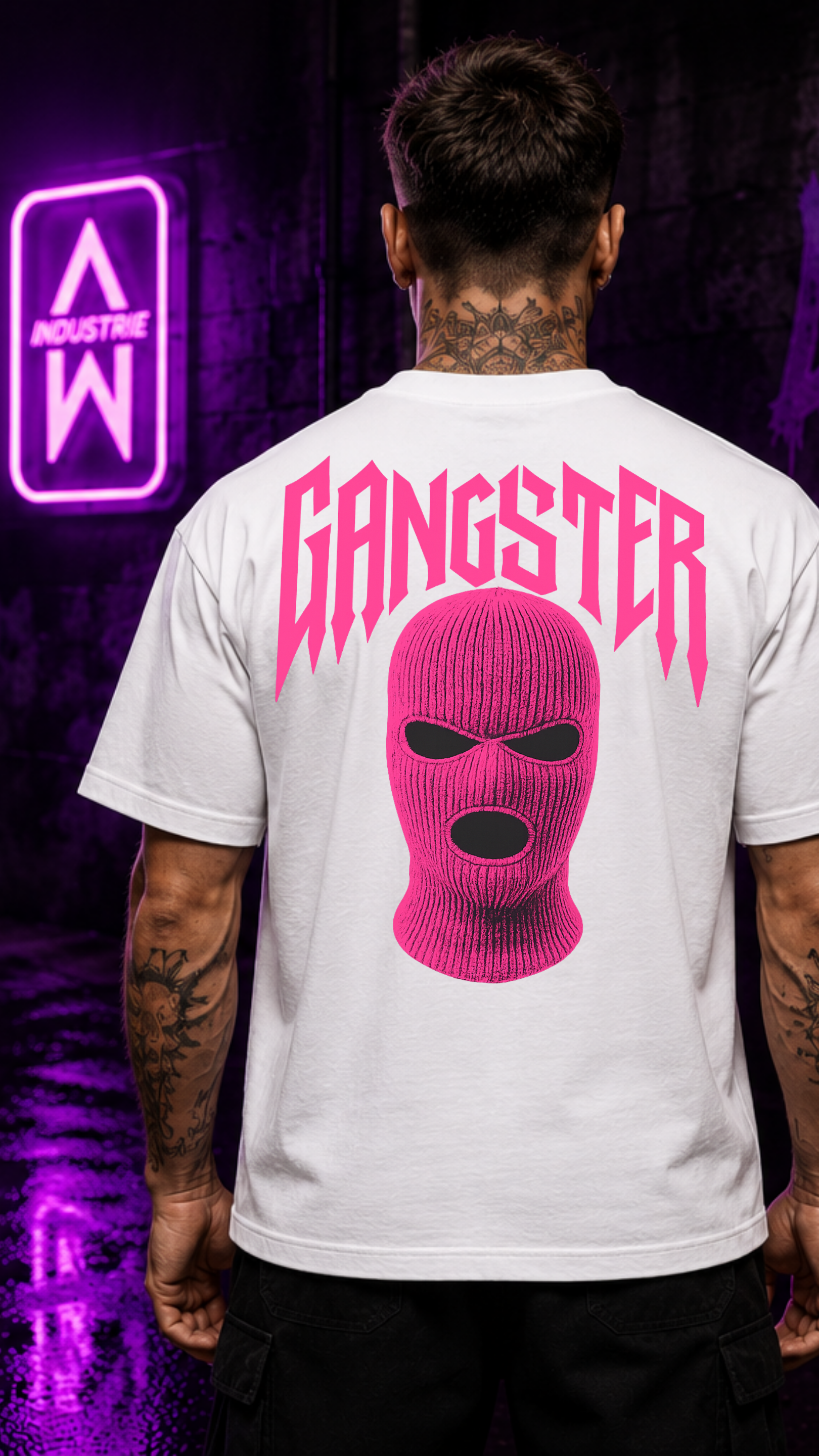 Art Worx Industrie GANGSTER – Heavy Cotton T-Shirt (Herren)