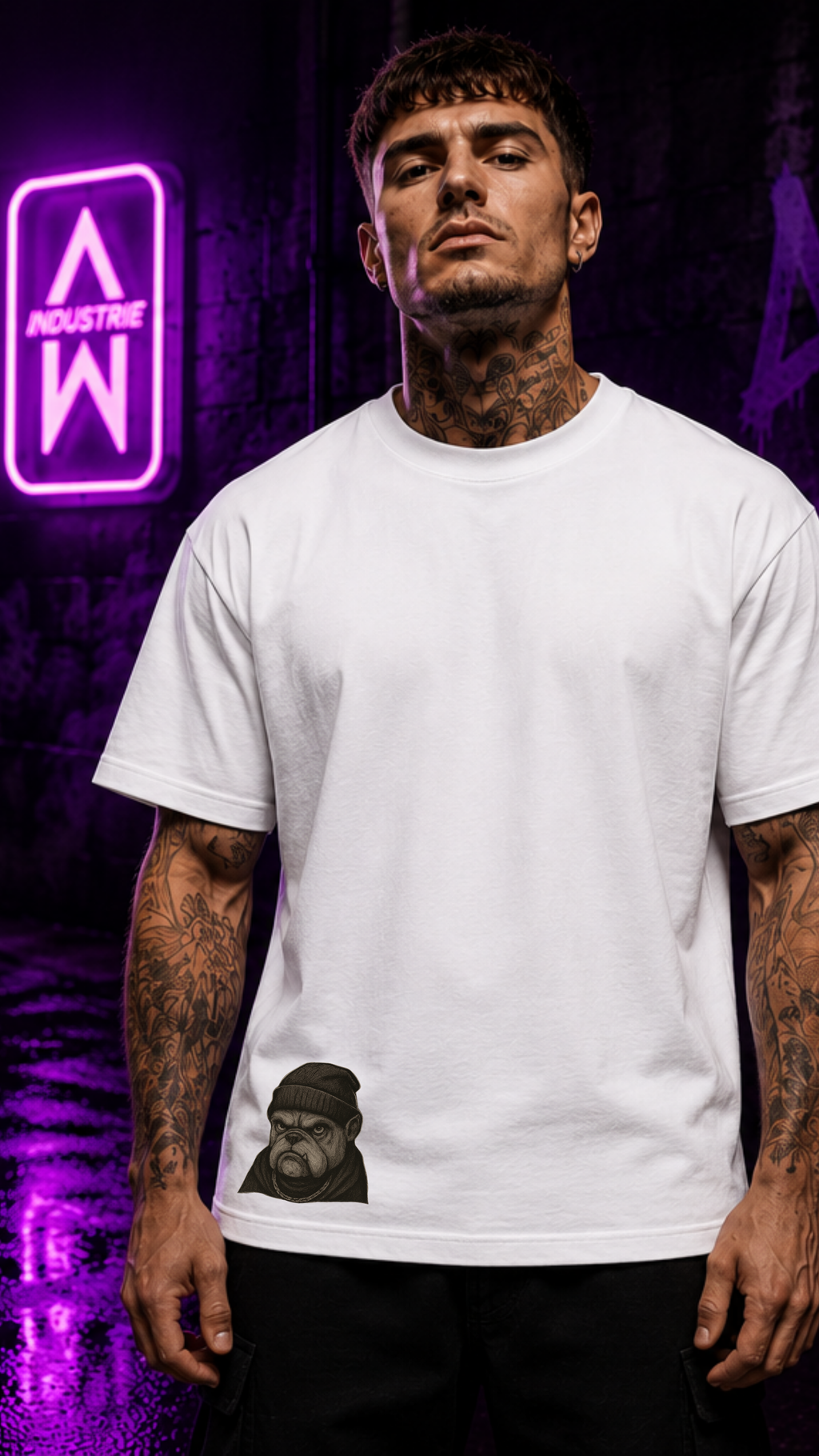 Art Worx Industrie STREET BULLDOG – Heavy Cotton T-Shirt (Herren)