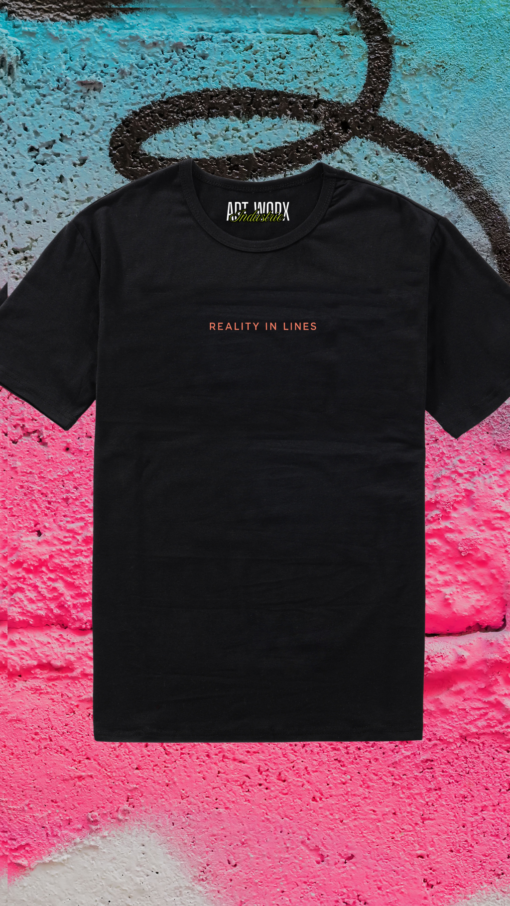 Art Worx Industrie REALITY IN LINES – Heavy Cotton T-Shirt (Herren)