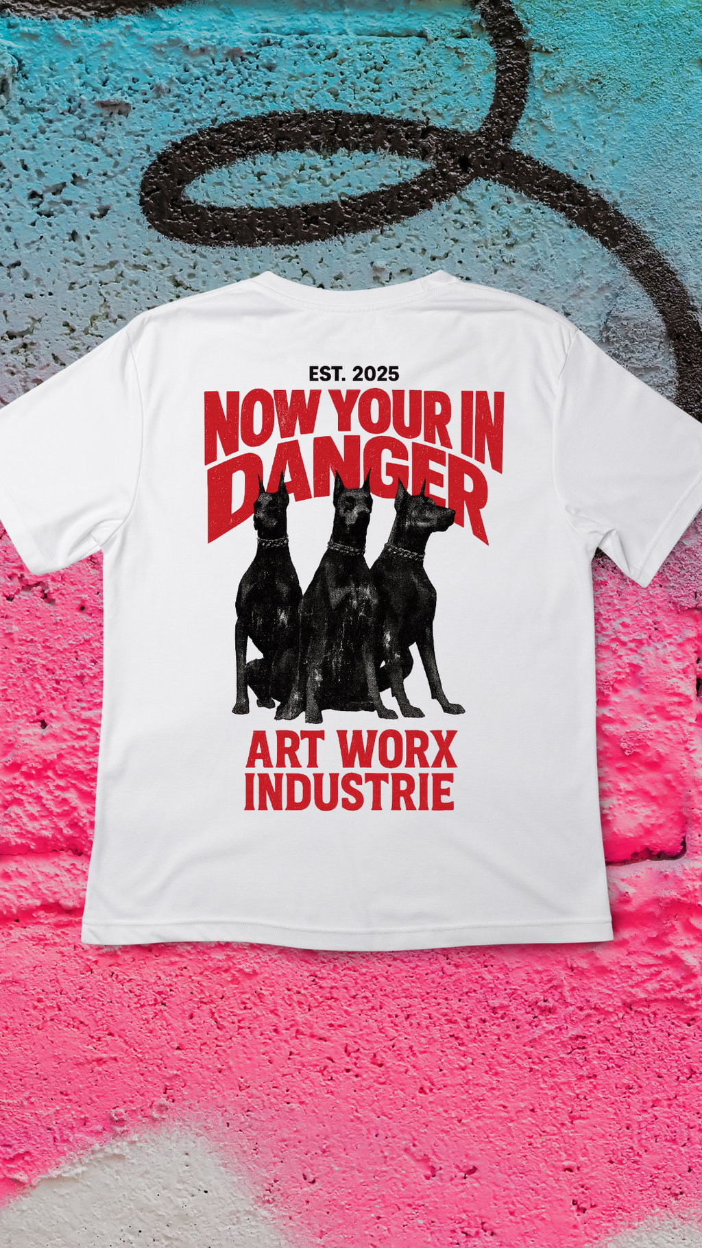 Art Worx Industrie DANGER – Heavy Cotton T-Shirt (Herren)