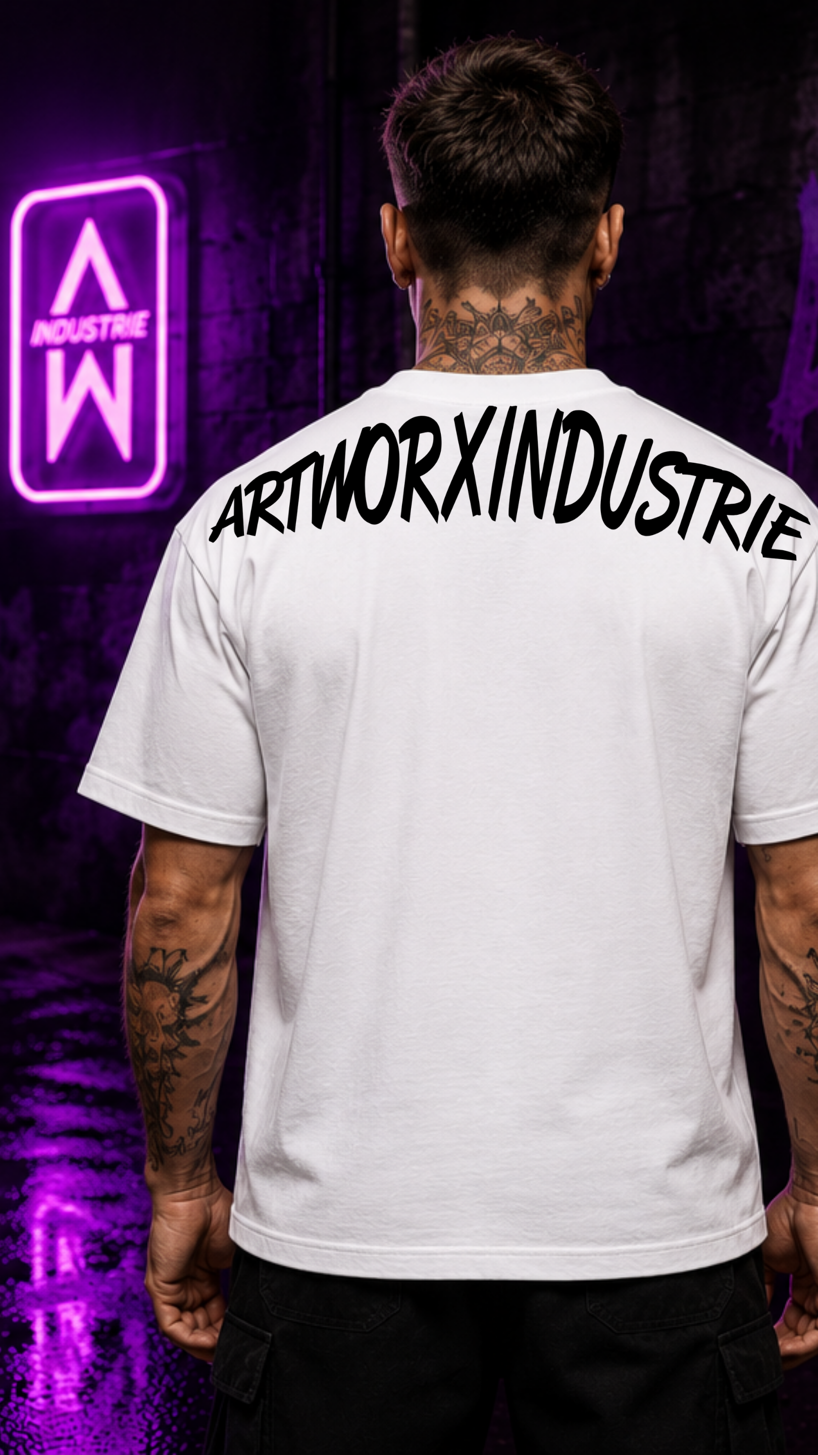 Art Worx Industrie GANGSTER PANDA– Heavy Cotton T-Shirt (Herren)