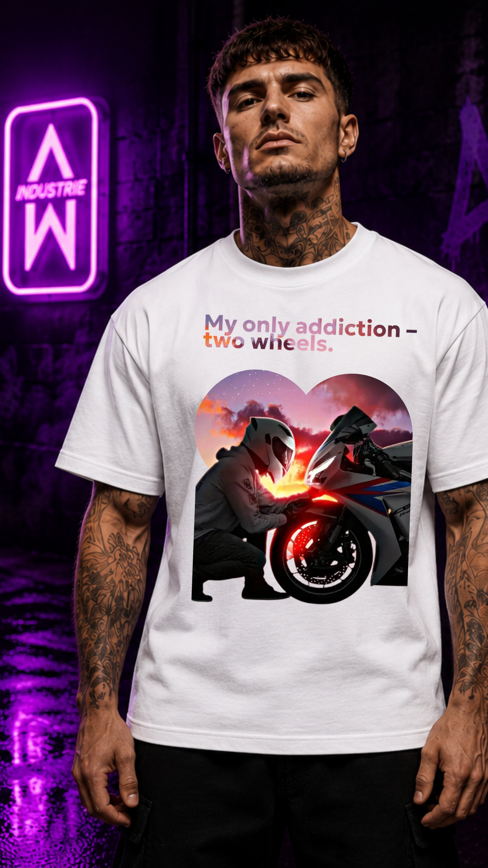 Art Worx Industrie MY ONLY ADDICTION – Heavy Cotton T-Shirt (Herren)
