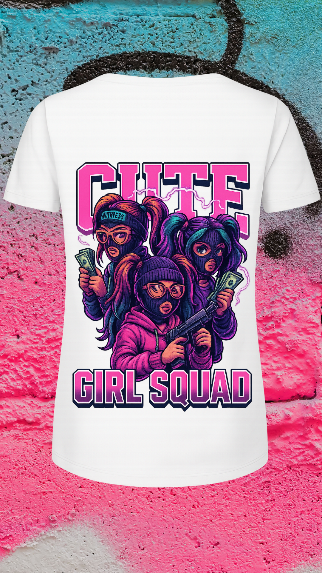Art Worx Industrie CUTE GIRL SQUAD – Heavy Cotton T-Shirt (Damen)