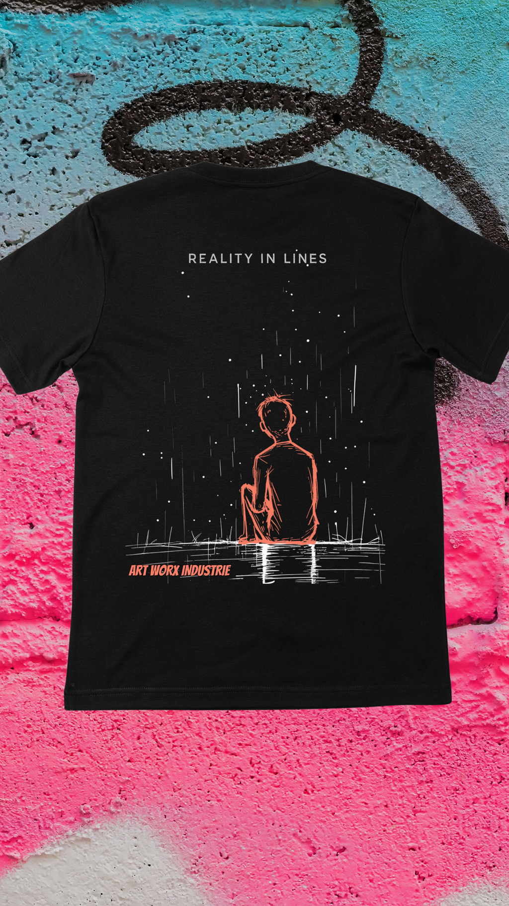 Art Worx Industrie REALITY IN LINES – Heavy Cotton T-Shirt (Herren)