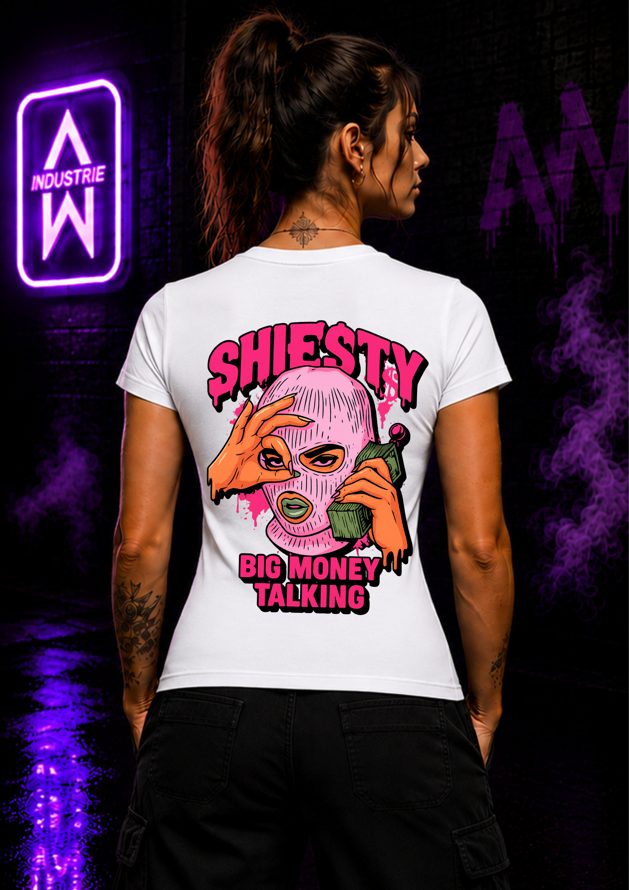Art Worx Industrie BIG MONEY TALKING – Heavy Cotton T-Shirt (Damen)