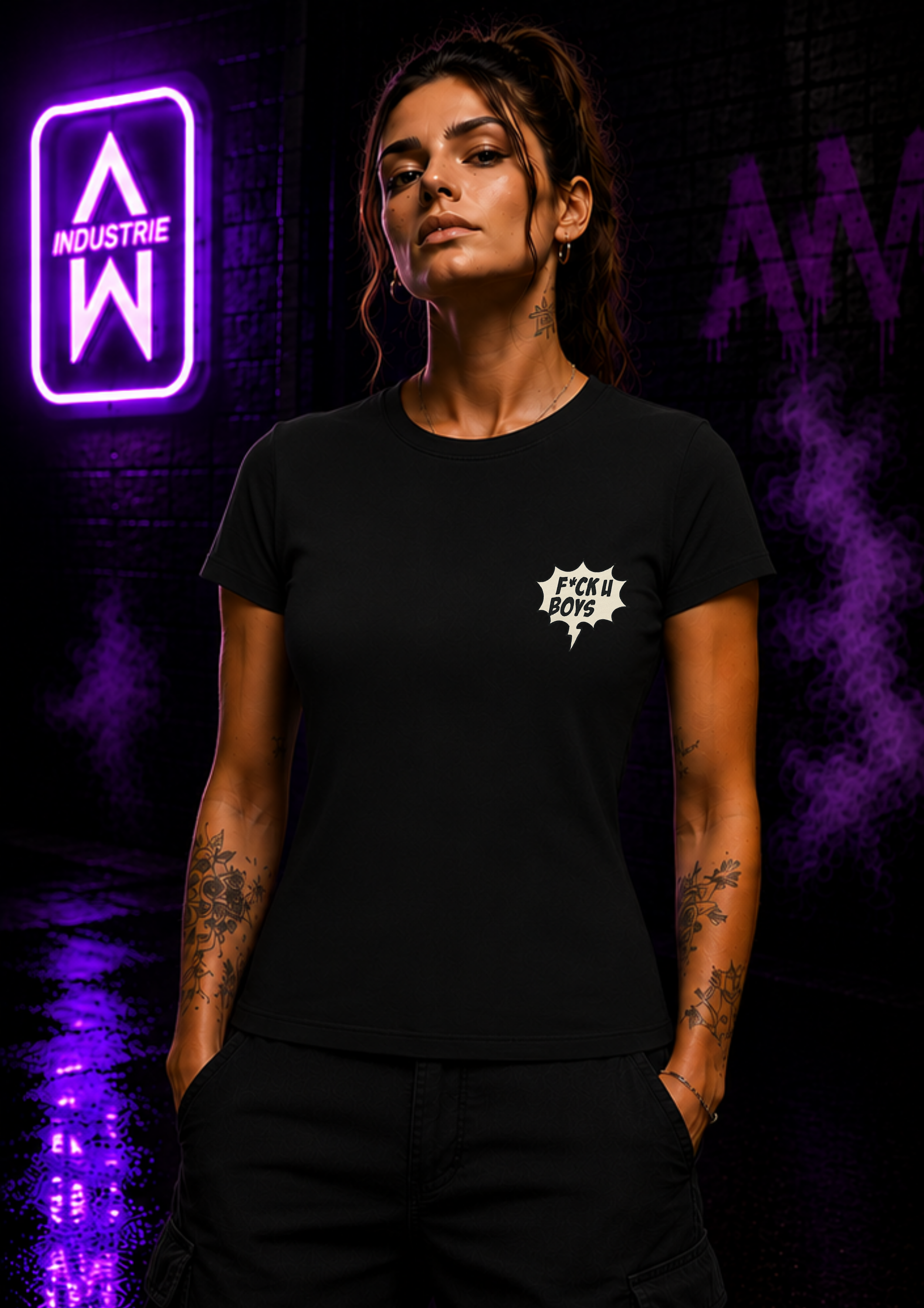 Art Worx Industrie SAD CLUB – Heavy Cotton T-Shirt (Damen)  .