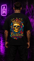 Art Worx Industrie SKULL KING – Heavy Cotton T-Shirt (Herren)