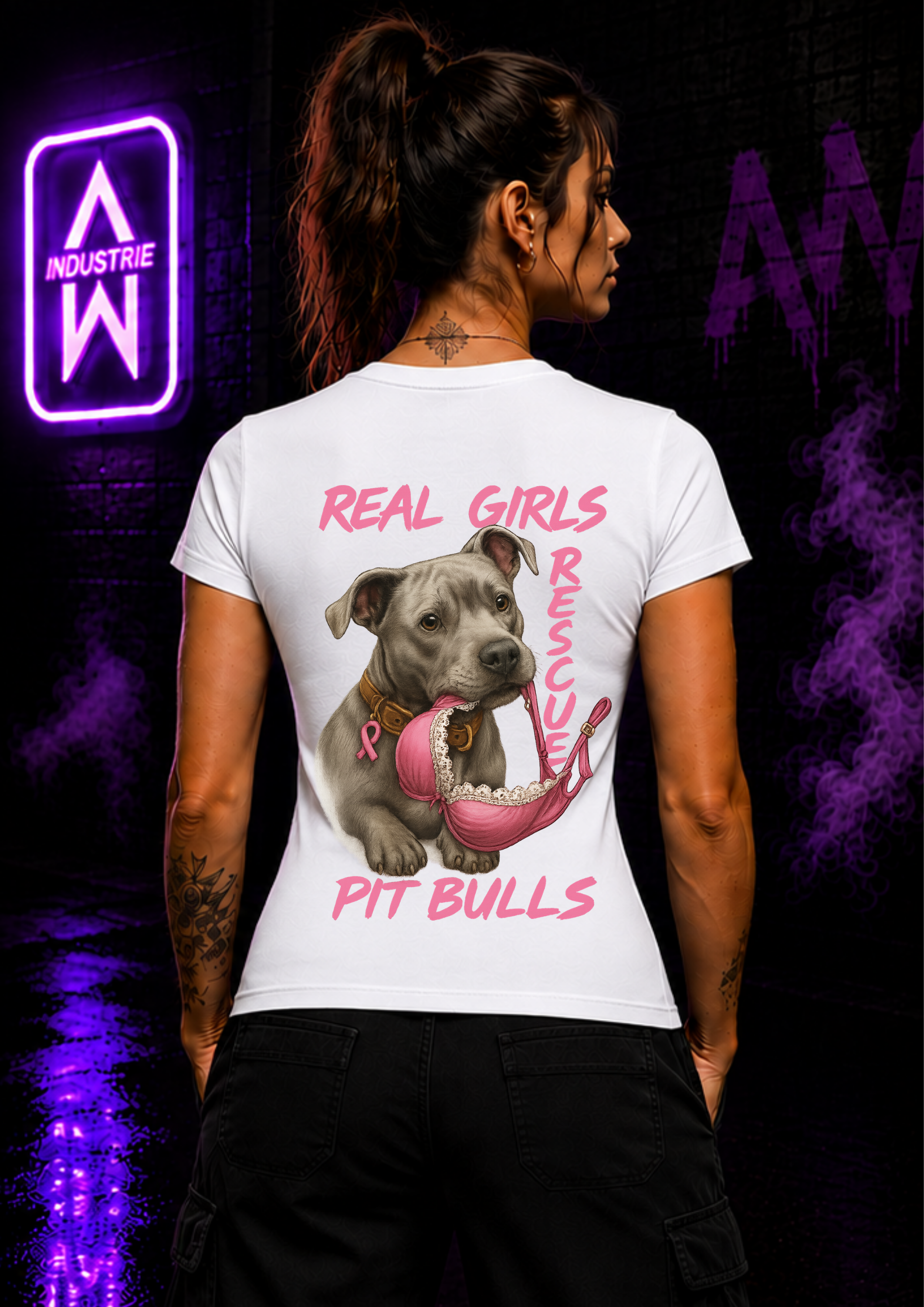 Art Worx Industrie REAL GIRLS – Heavy Cotton T-Shirt (Damen)