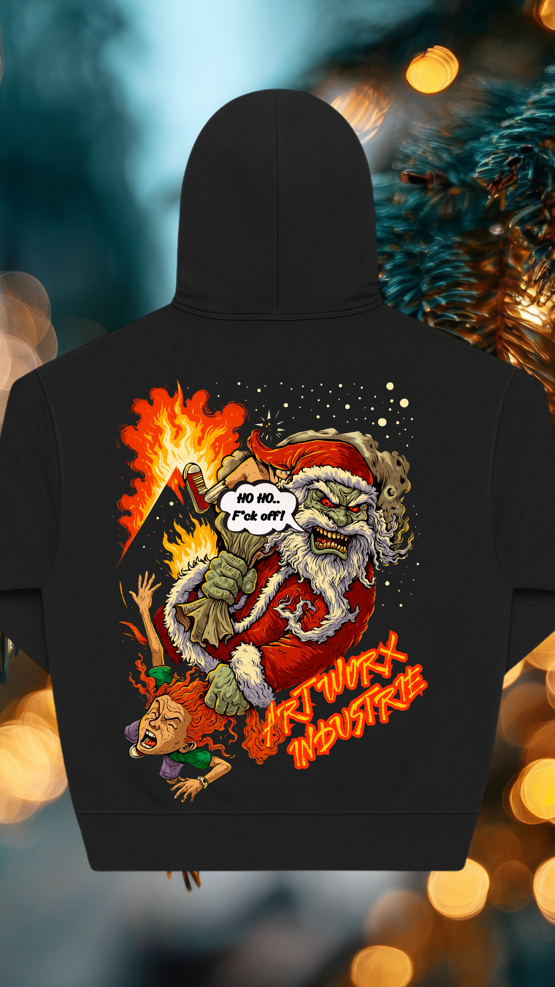 Art Worx Industrie KILLER SANTA HOODIE – Heavy Cotton Hoodie