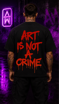 Art Worx Industrie ART IS NOT A CRIME – Heavy Cotton T-Shirt (Herren)