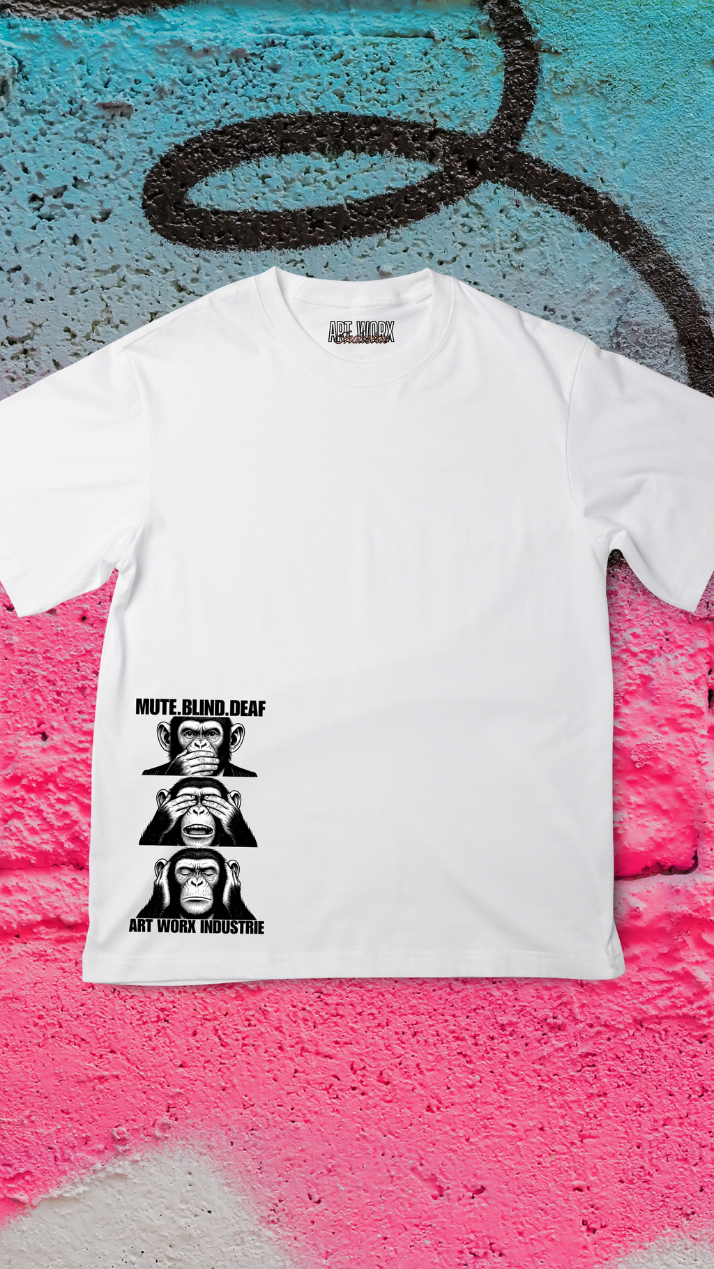 Art Worx Industrie CODE OF SILINCE – Heavy Cotton T-Shirt (Herren)