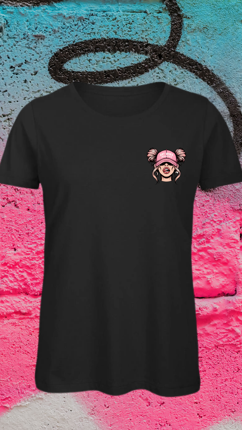 Art Worx Industrie COLLAGE GIRL 26 – Heavy Cotton T-Shirt (Damen)