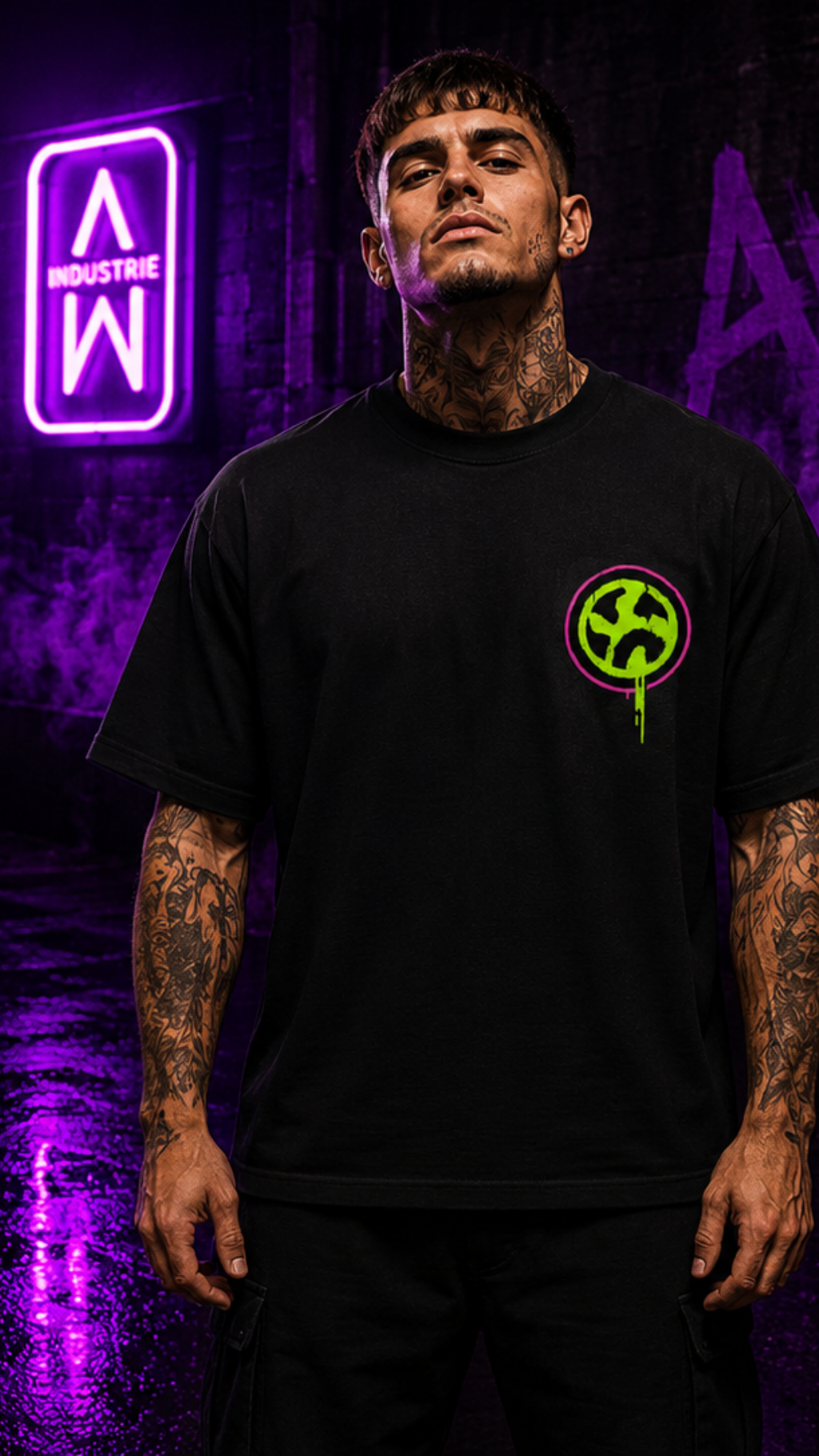 Art Worx Industrie Grafittiart– Heavy Cotton T-Shirt (Herren)