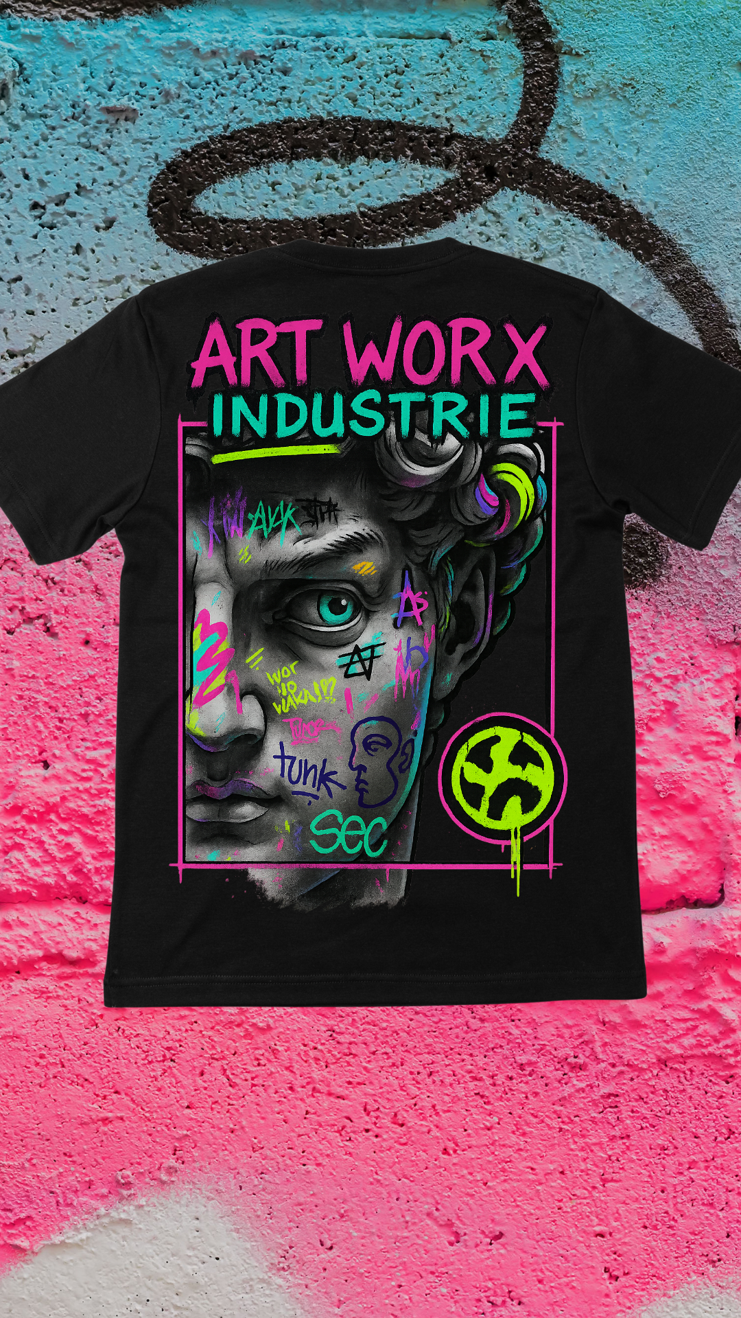 Art Worx Industrie Grafittiart– Heavy Cotton T-Shirt (Herren)