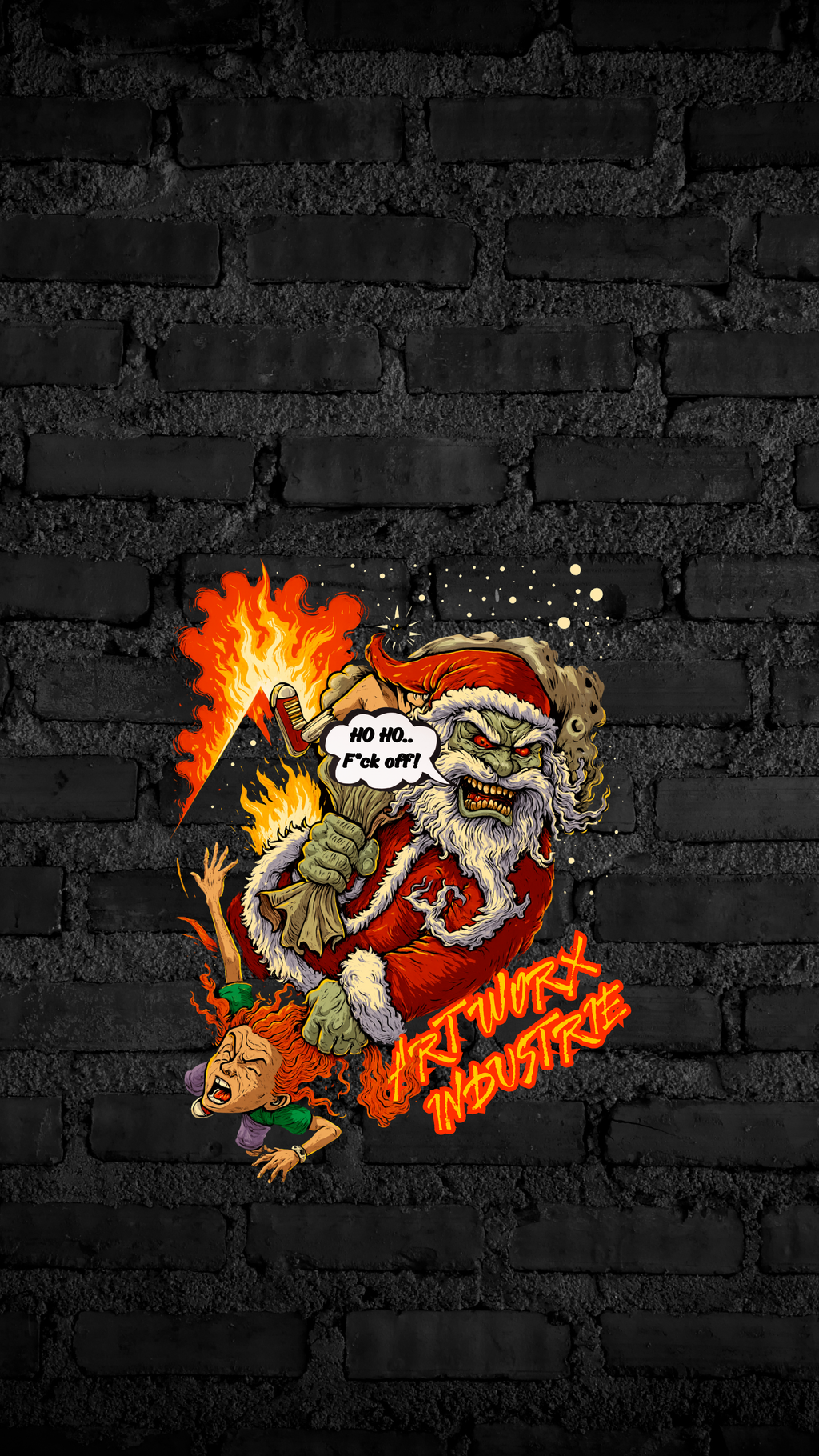 Art Worx Industrie KILLER SANTA HOODIE – Heavy Cotton Hoodie