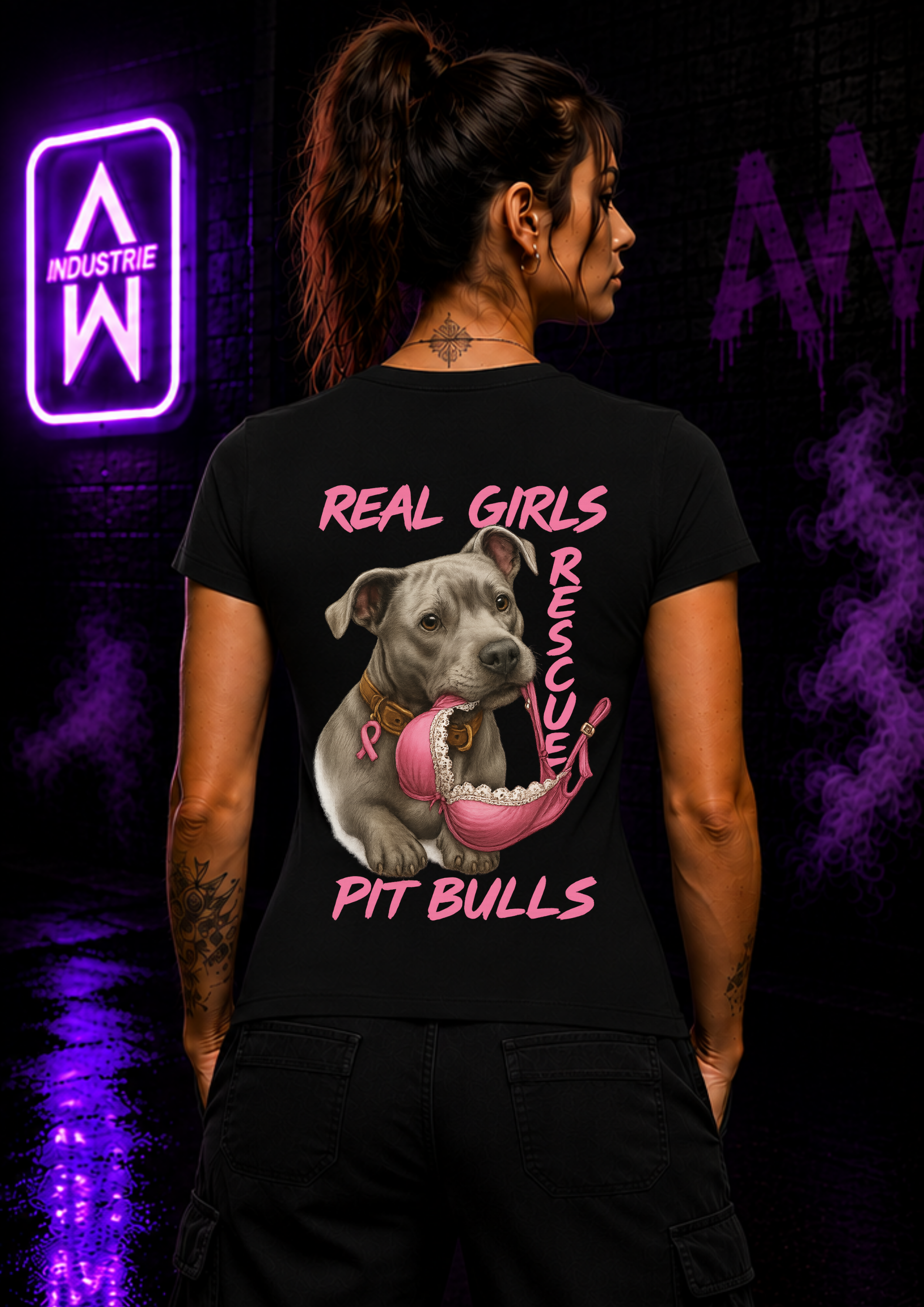 Art Worx Industrie REAL GIRLS – Heavy Cotton T-Shirt (Damen)
