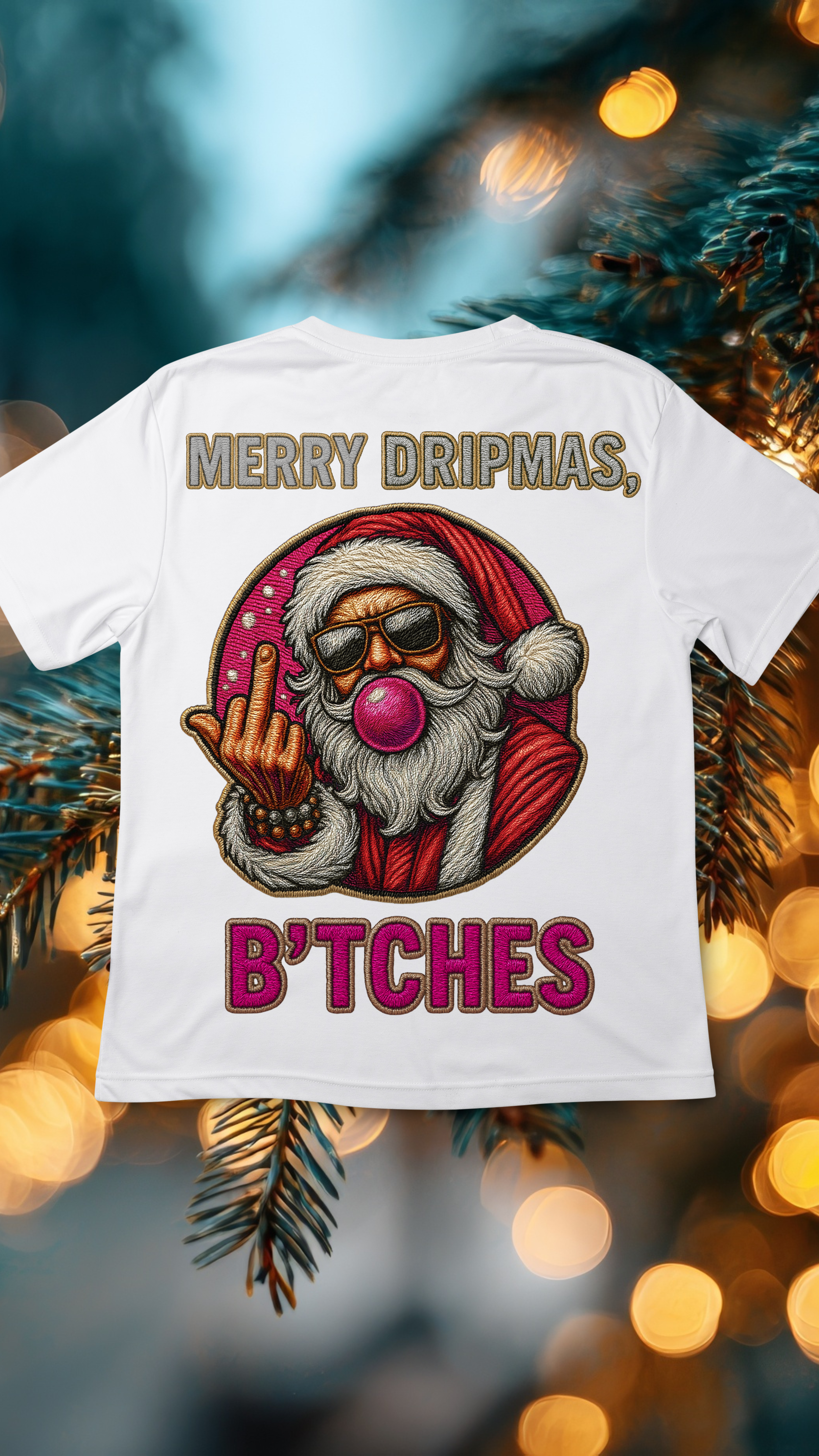 Art Worx Industrie MERRY DRIPMAS SANTA – Heavy Cotton T-Shirt