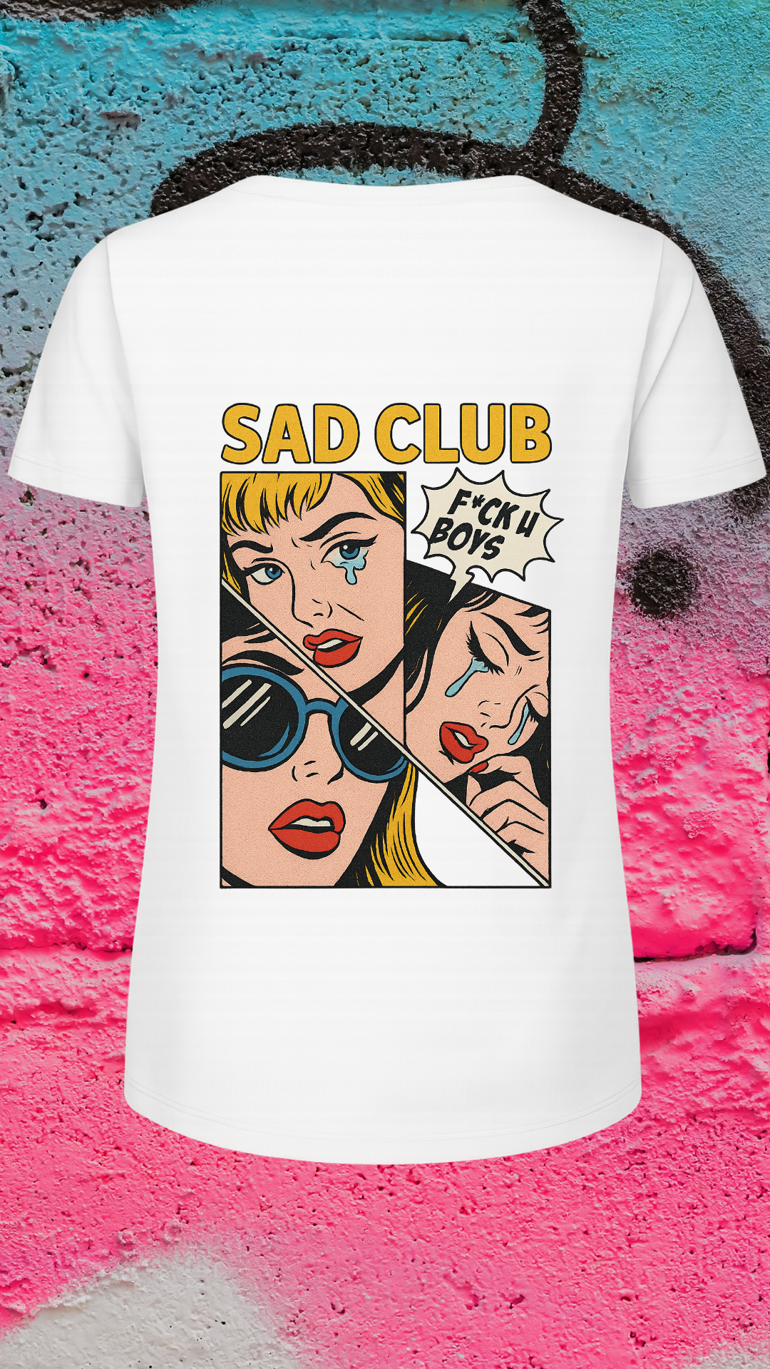 Art Worx Industrie SAD CLUB – Heavy Cotton T-Shirt (Damen)  .