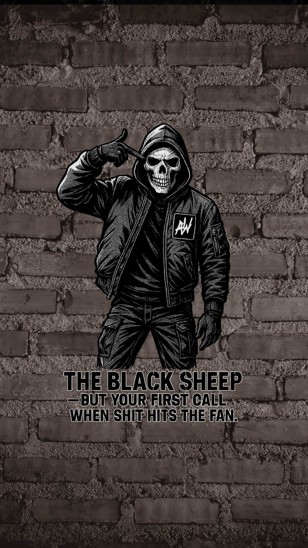 Art Worx Industrie BLACK SHEEP – Heavy Cotton T-Shirt (Herren)