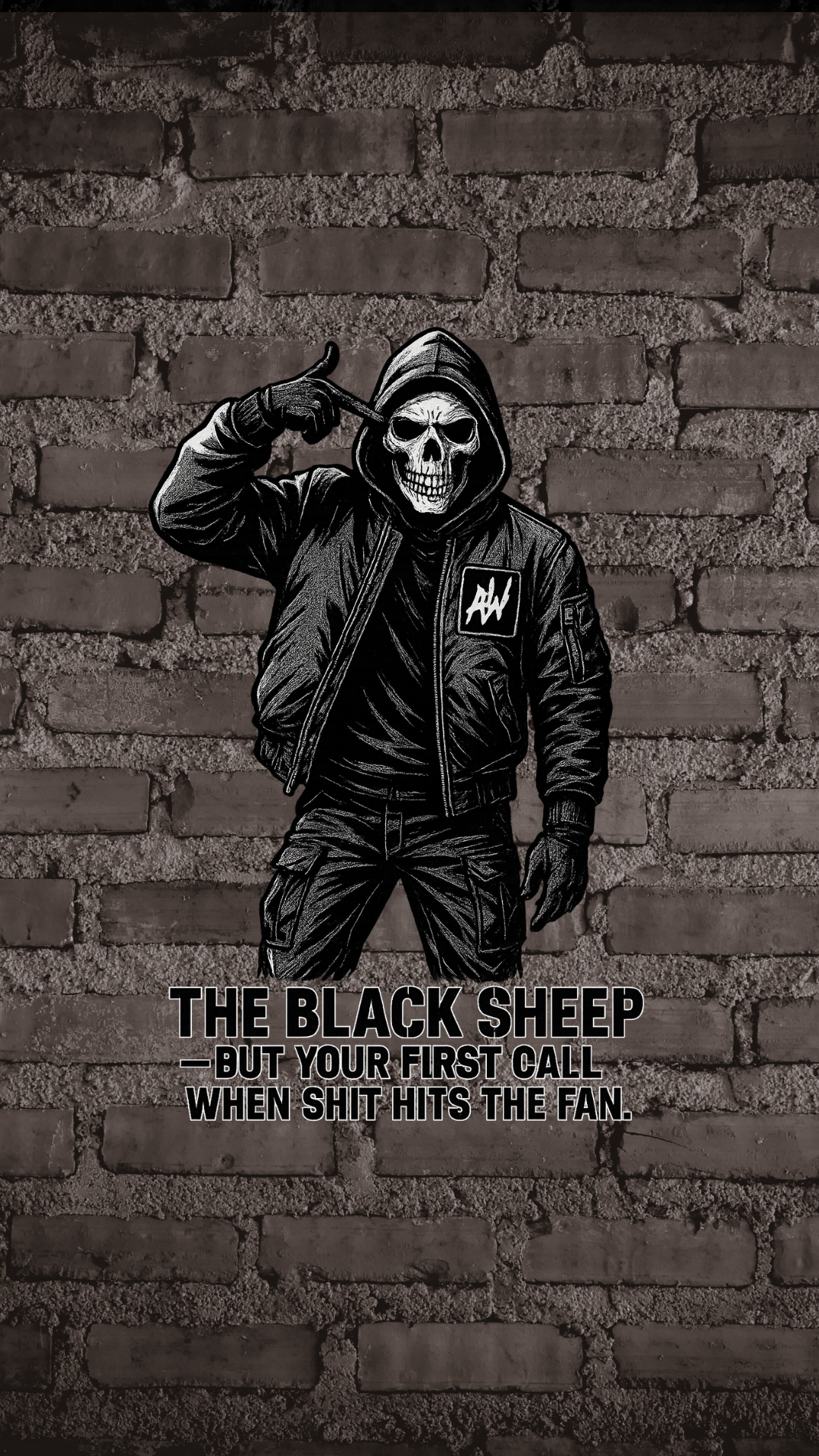 Art Worx Industrie BLACK SHEEP – Heavy Cotton T-Shirt (Herren)