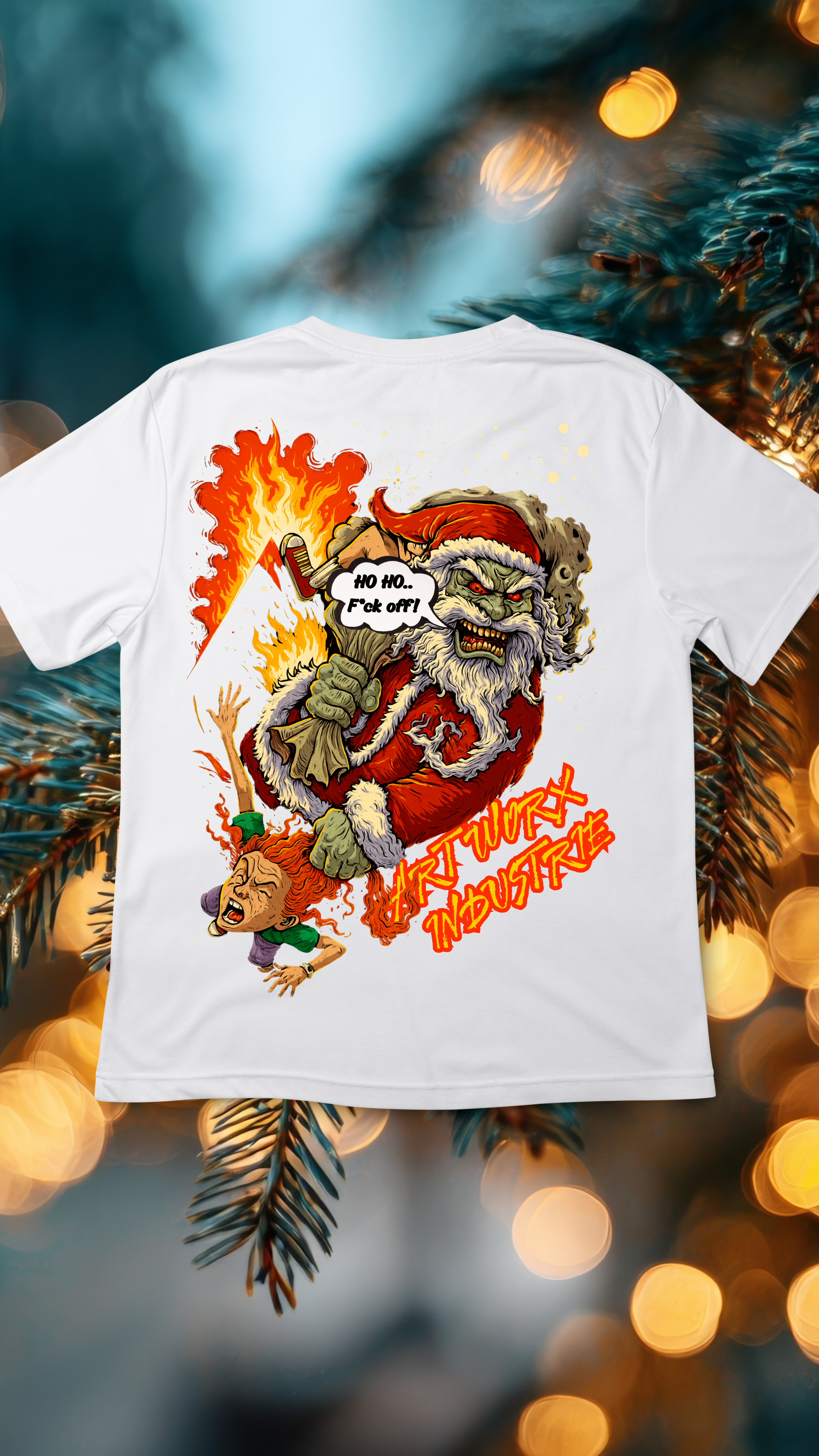 Art Worx Industrie KILLER SANTA – Heavy Cotton T-Shirt (Herren)