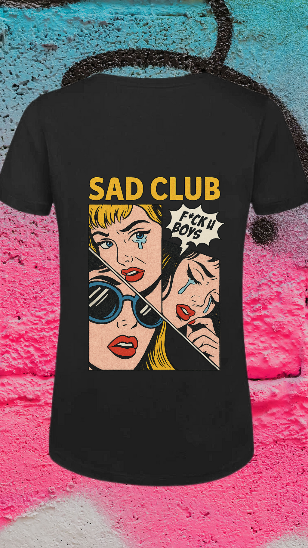 Art Worx Industrie SAD CLUB – Heavy Cotton T-Shirt (Damen)  .