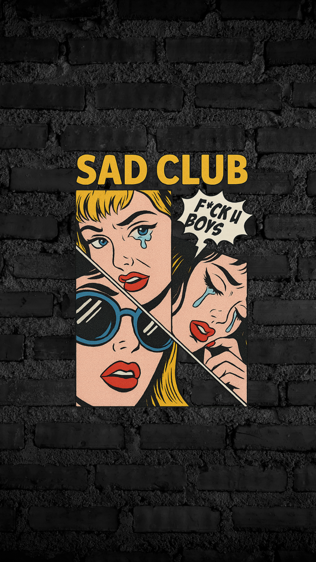 Art Worx Industrie SAD CLUB – Heavy Cotton T-Shirt (Damen)  .