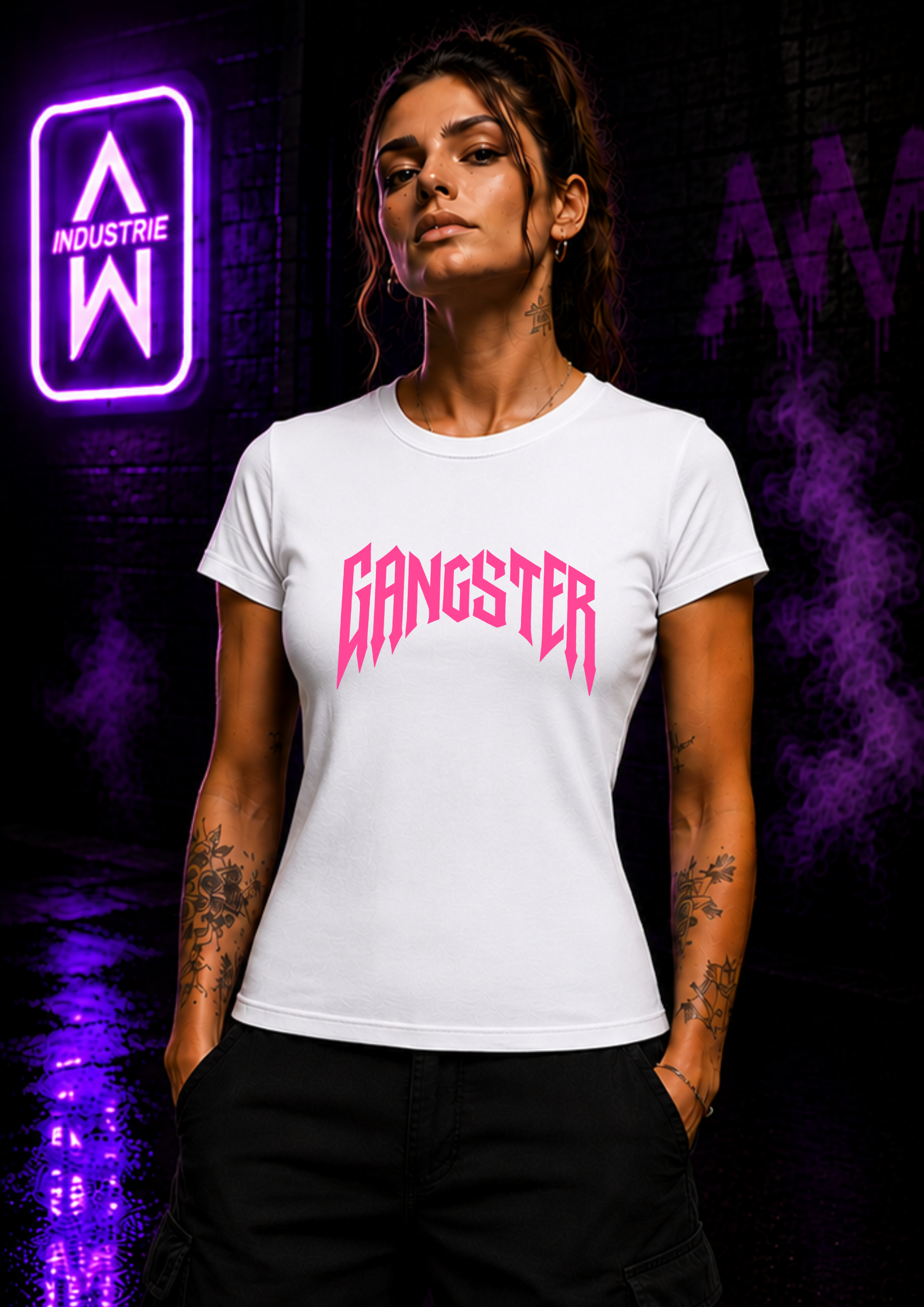 Art Worx Industrie GANGSTER – Heavy Cotton T-Shirt (Damen)