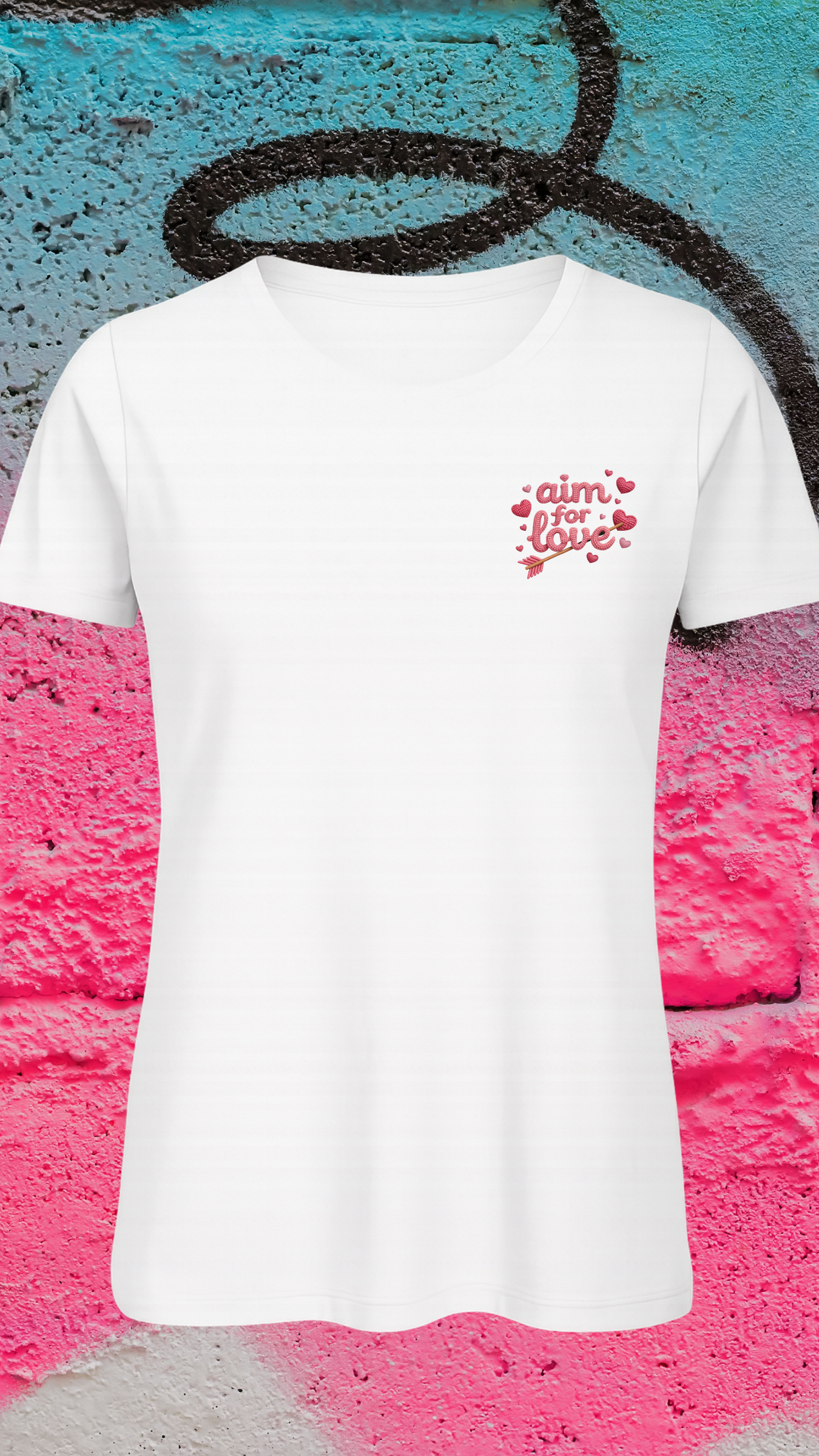 Art Worx Industrie AIM FOR LOVE – Heavy Cotton T-Shirt (Damen)