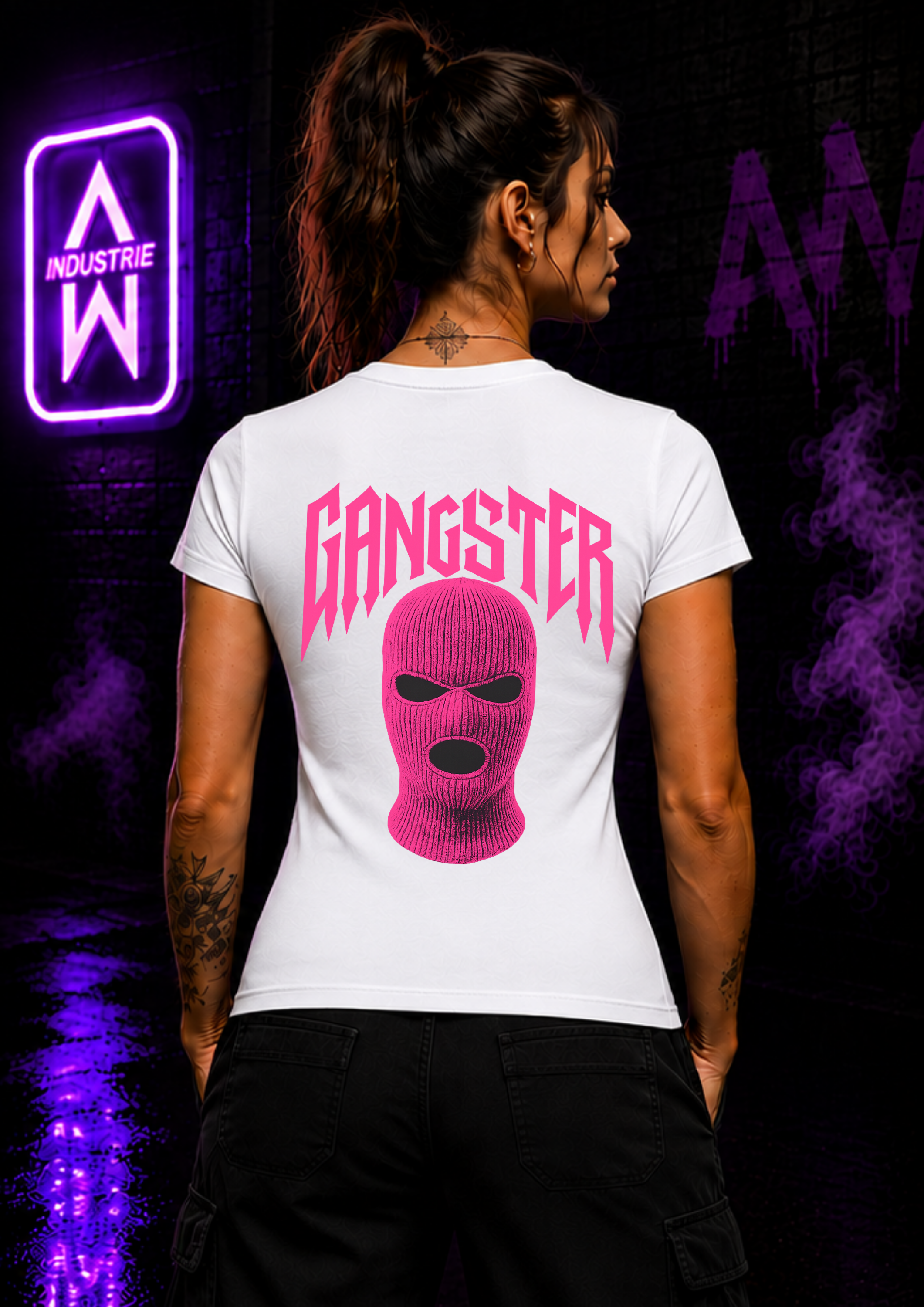 Art Worx Industrie GANGSTER – Heavy Cotton T-Shirt (Damen)