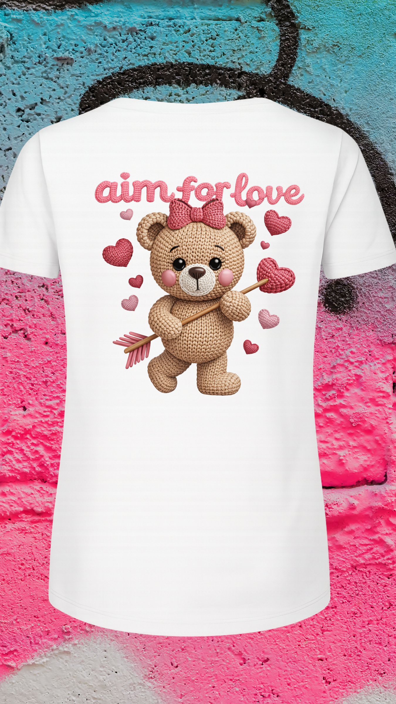 Art Worx Industrie AIM FOR LOVE – Heavy Cotton T-Shirt (Damen)