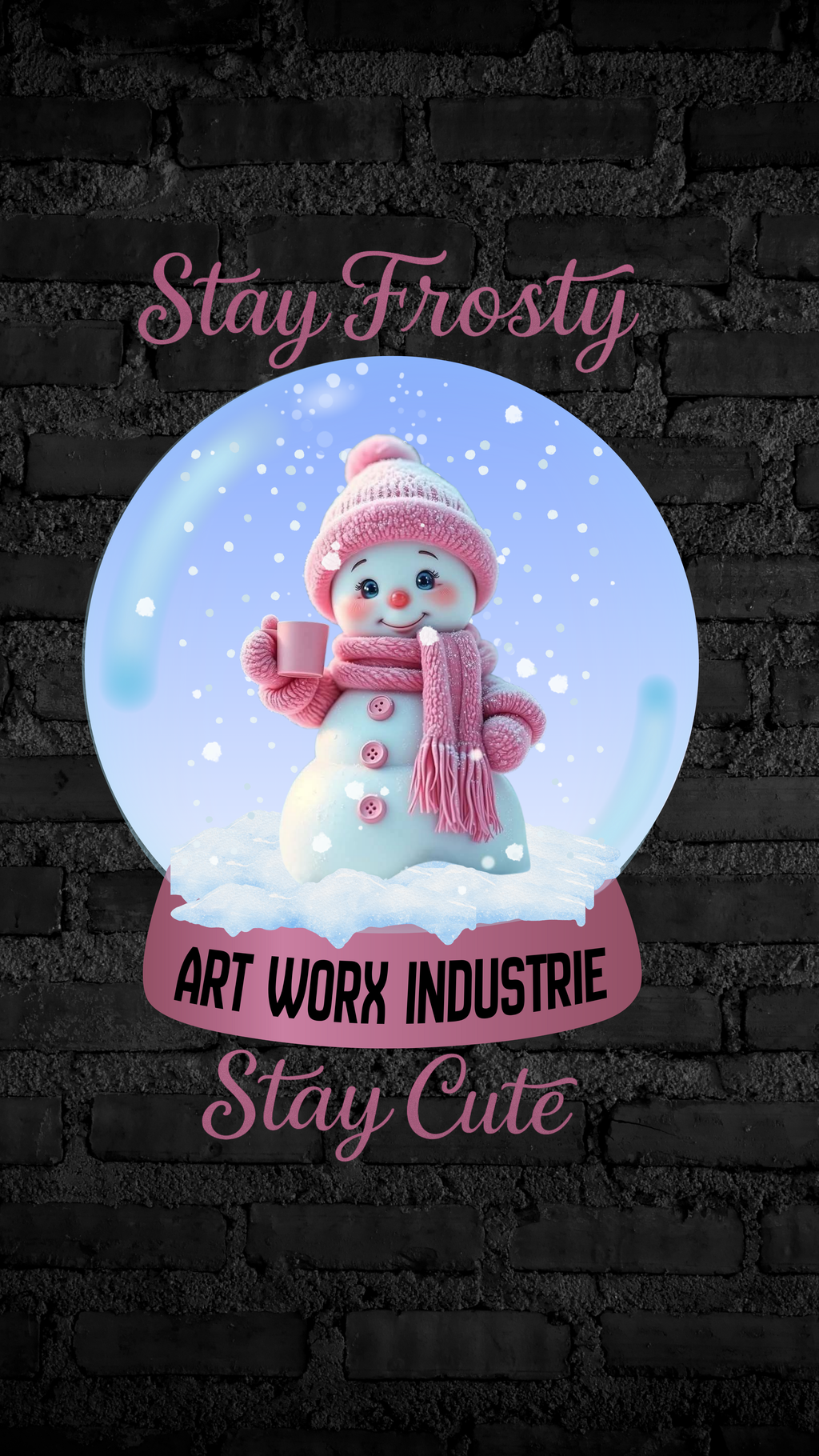 Art Worx Industrie STAY FROSTY CUTE – Damen T-Shirt