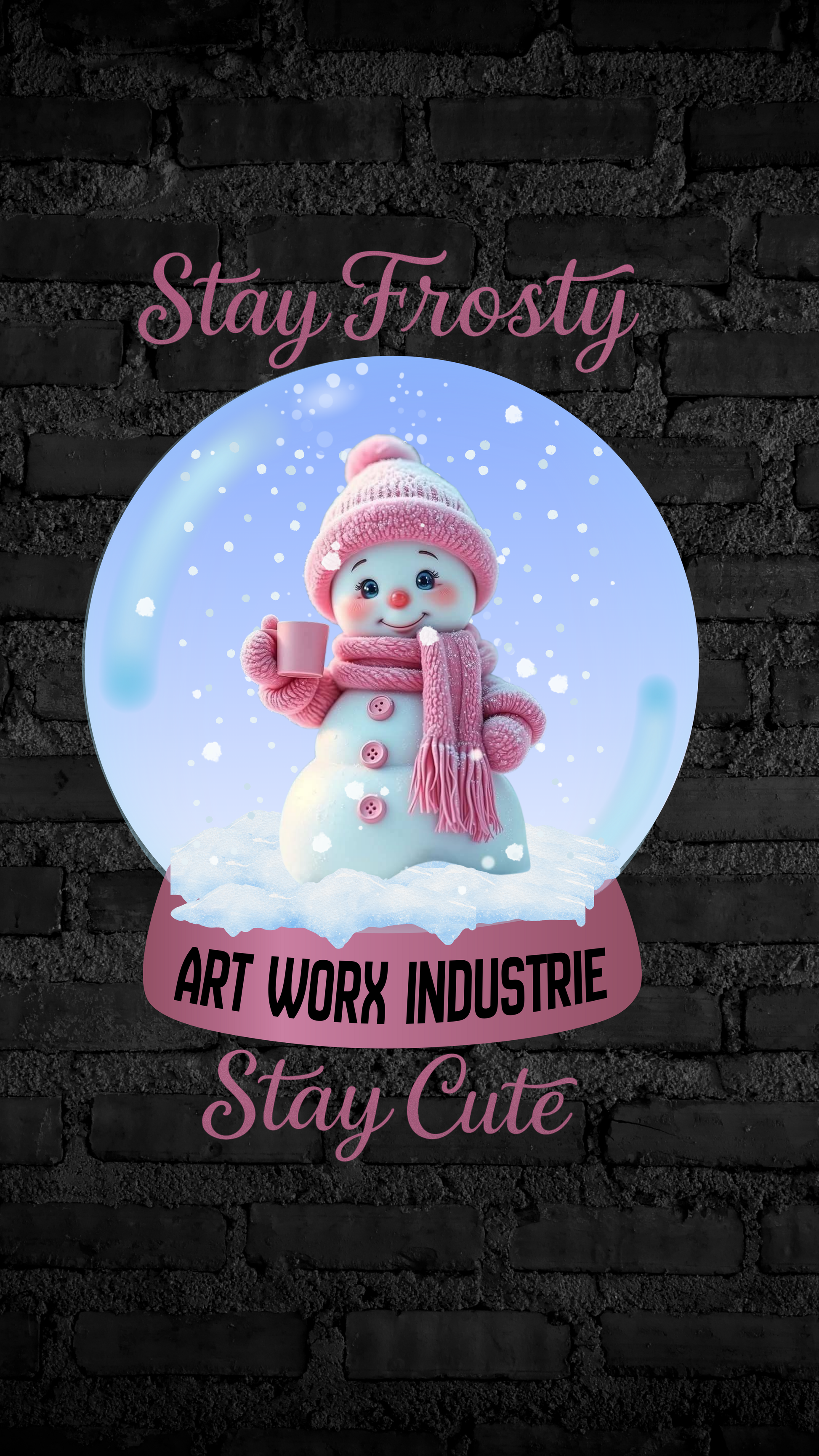 Art Worx Industrie STAY FROSTY CUTE – Damen T-Shirt