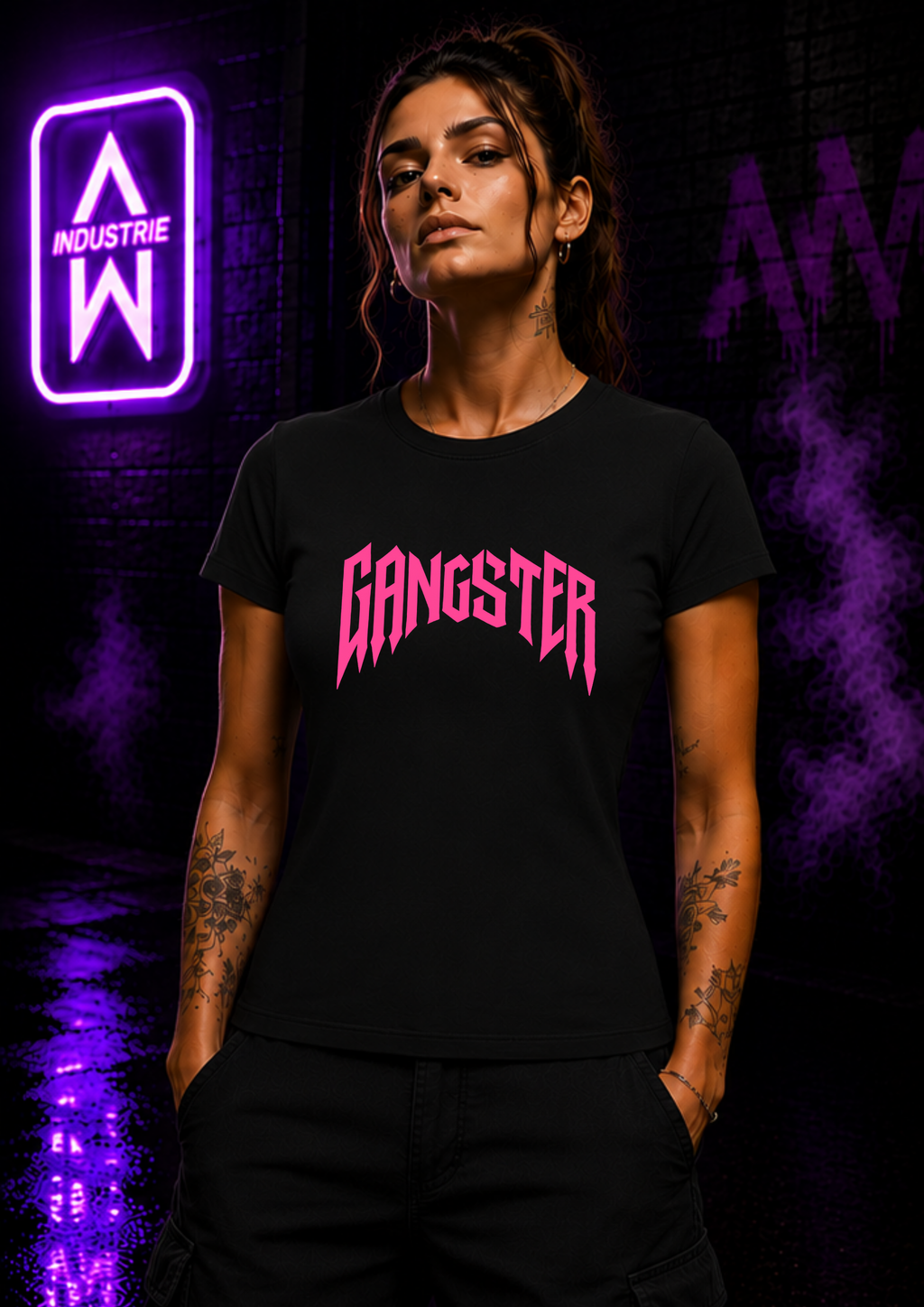 Art Worx Industrie GANGSTER – Heavy Cotton T-Shirt (Damen)