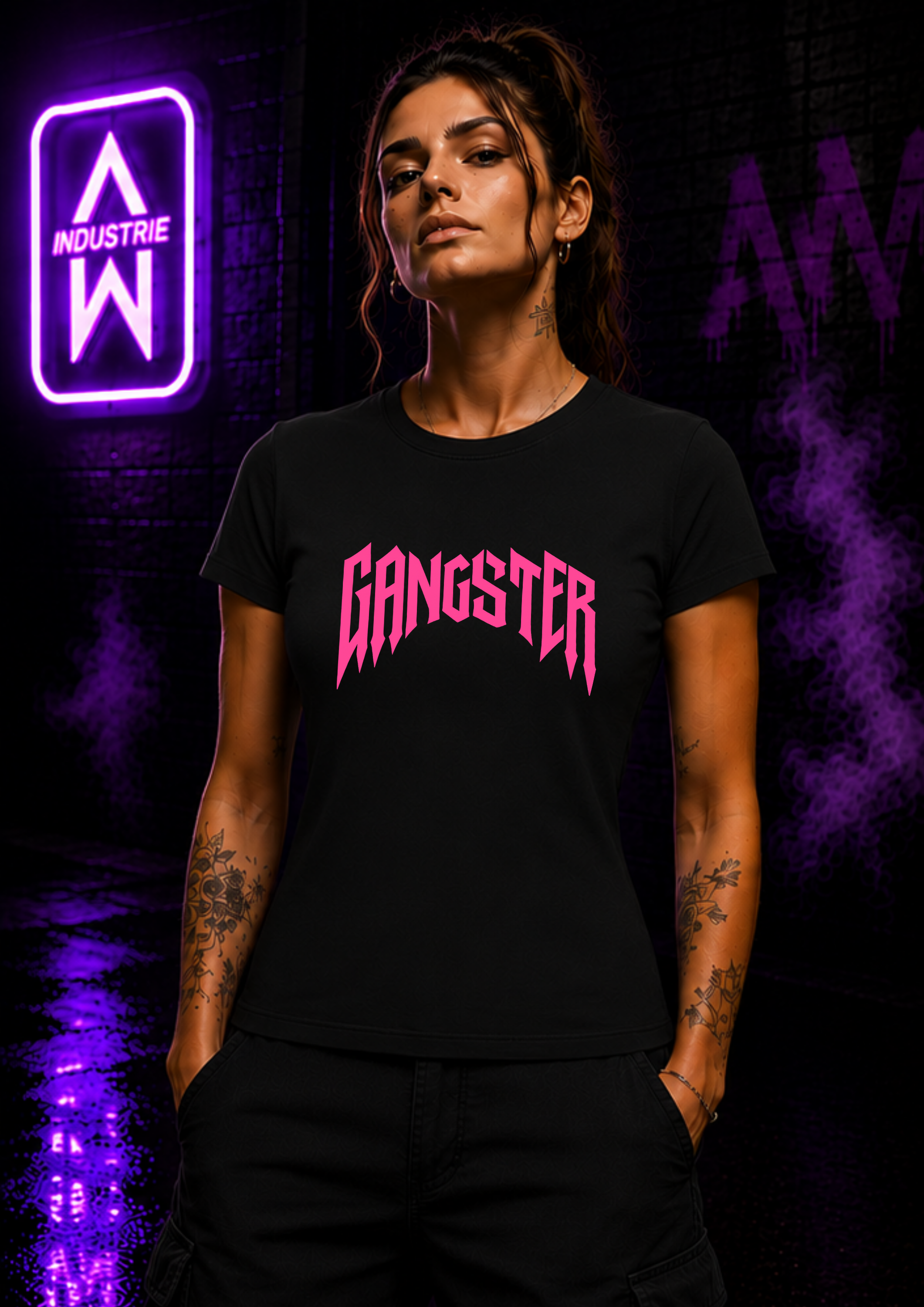 Art Worx Industrie GANGSTER – Heavy Cotton T-Shirt (Damen)