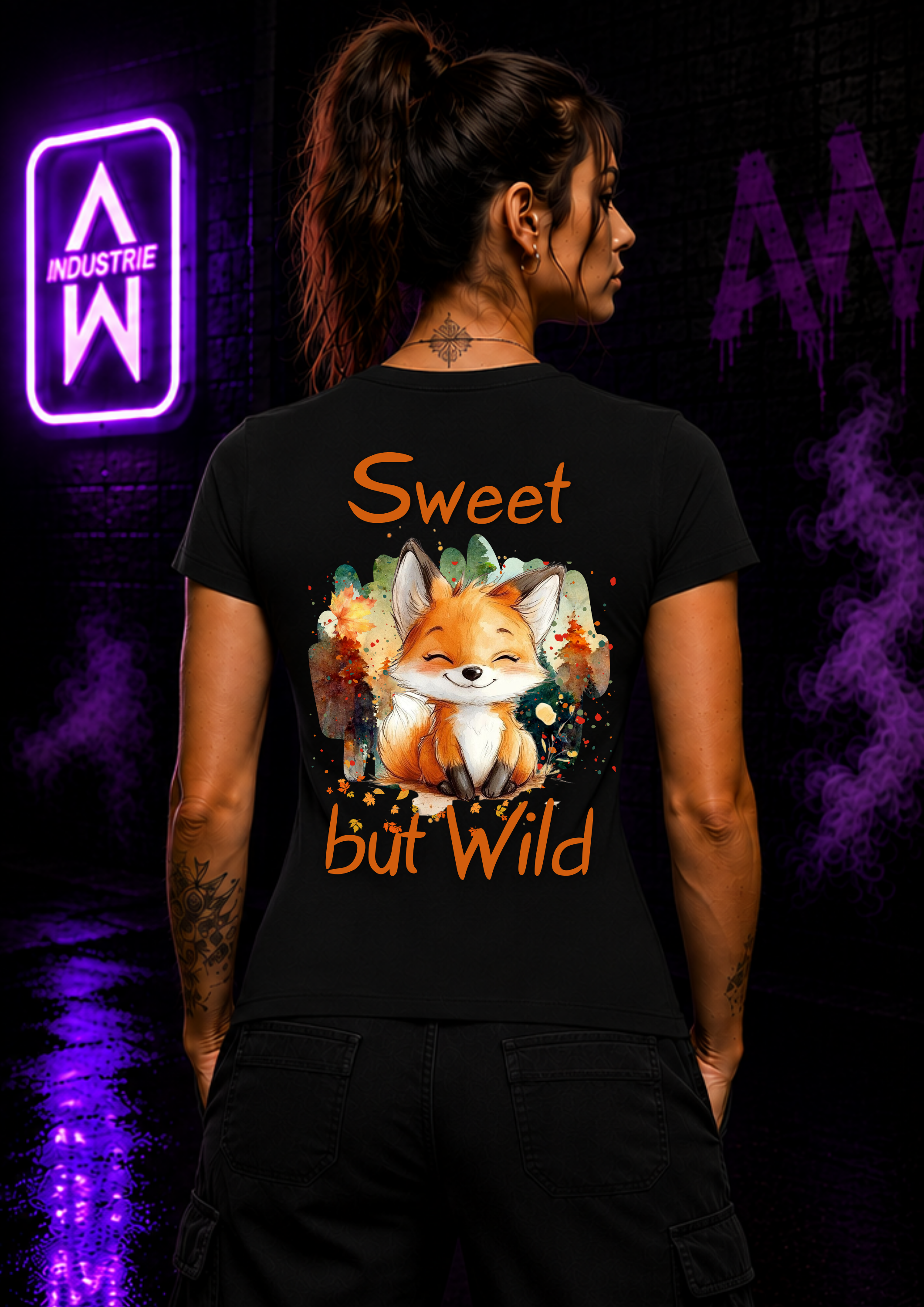 Art Worx Industrie SWEET BUT WILD – Heavy Cotton T-Shirt (Damen)