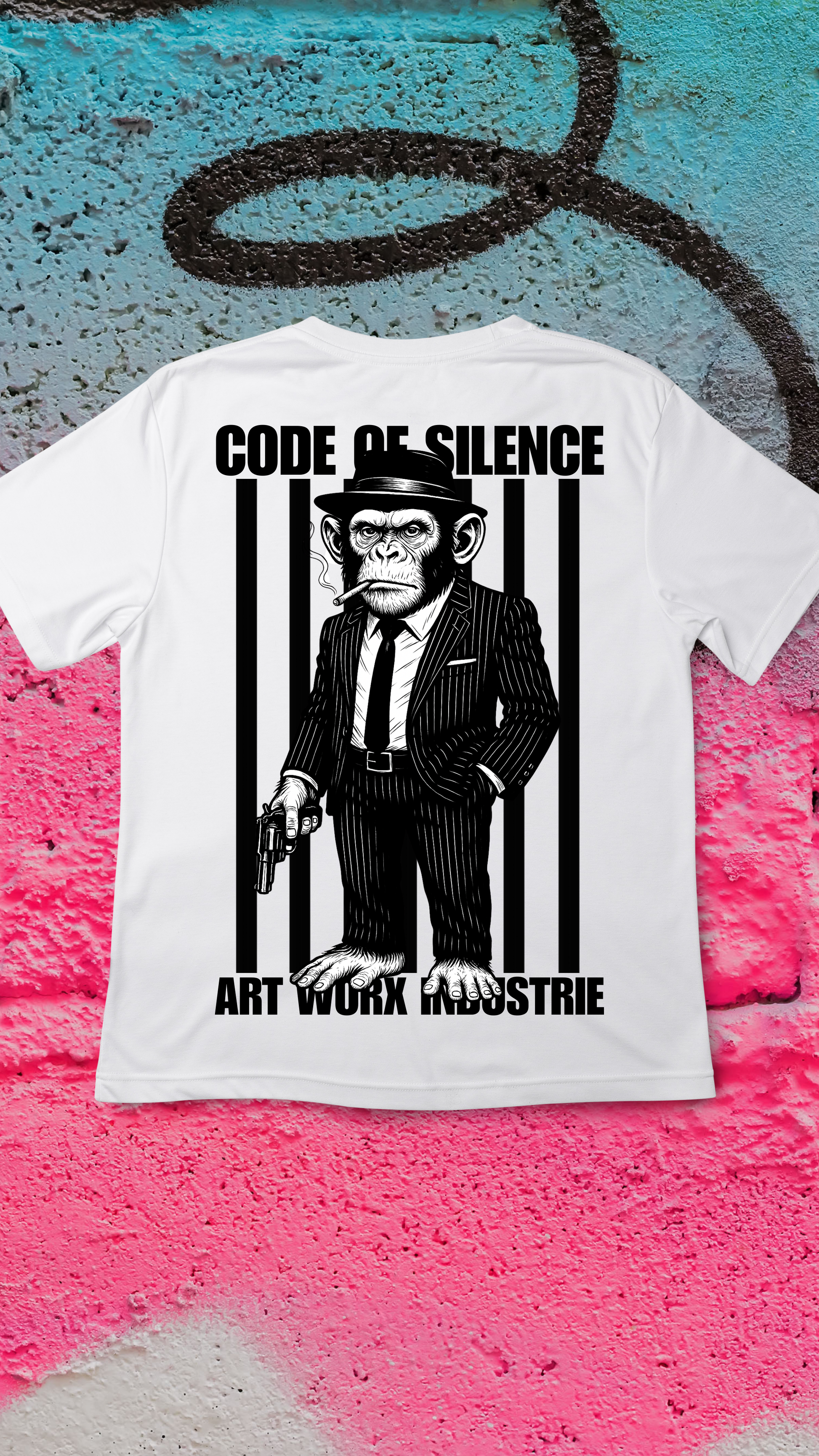 Art Worx Industrie CODE OF SILINCE – Heavy Cotton T-Shirt (Herren)