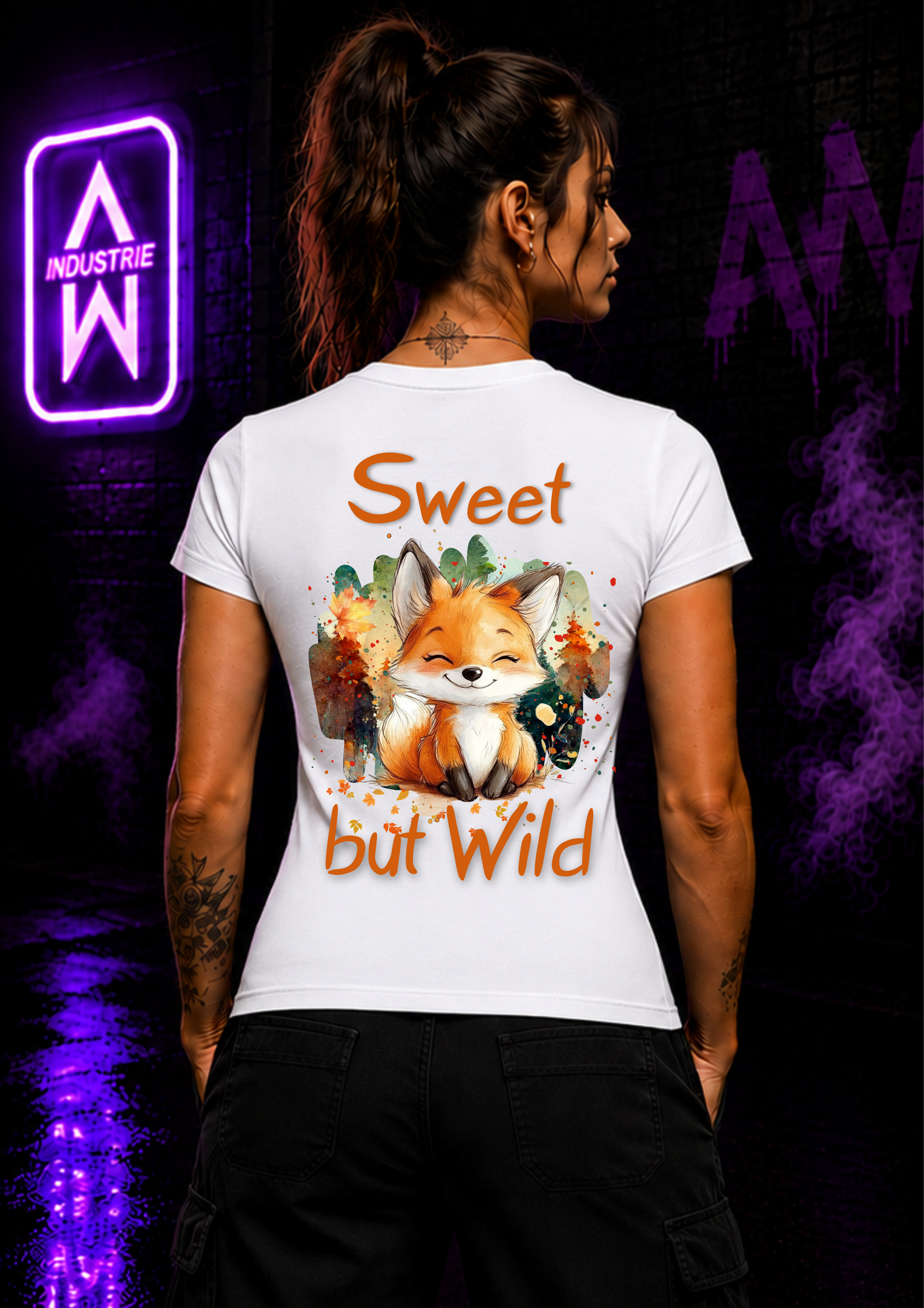 Art Worx Industrie SWEET BUT WILD – Heavy Cotton T-Shirt (Damen)