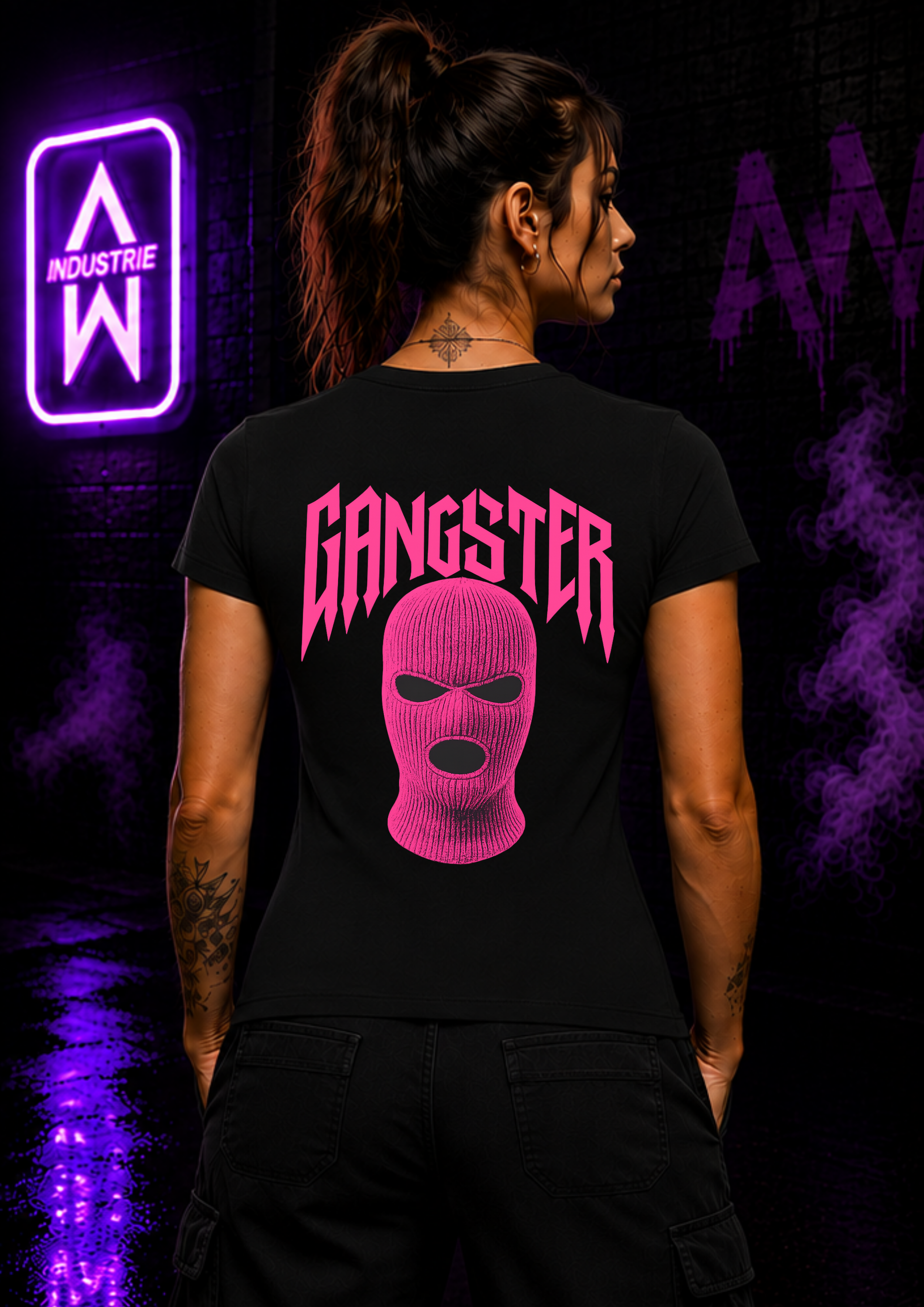 Art Worx Industrie GANGSTER – Heavy Cotton T-Shirt (Damen)