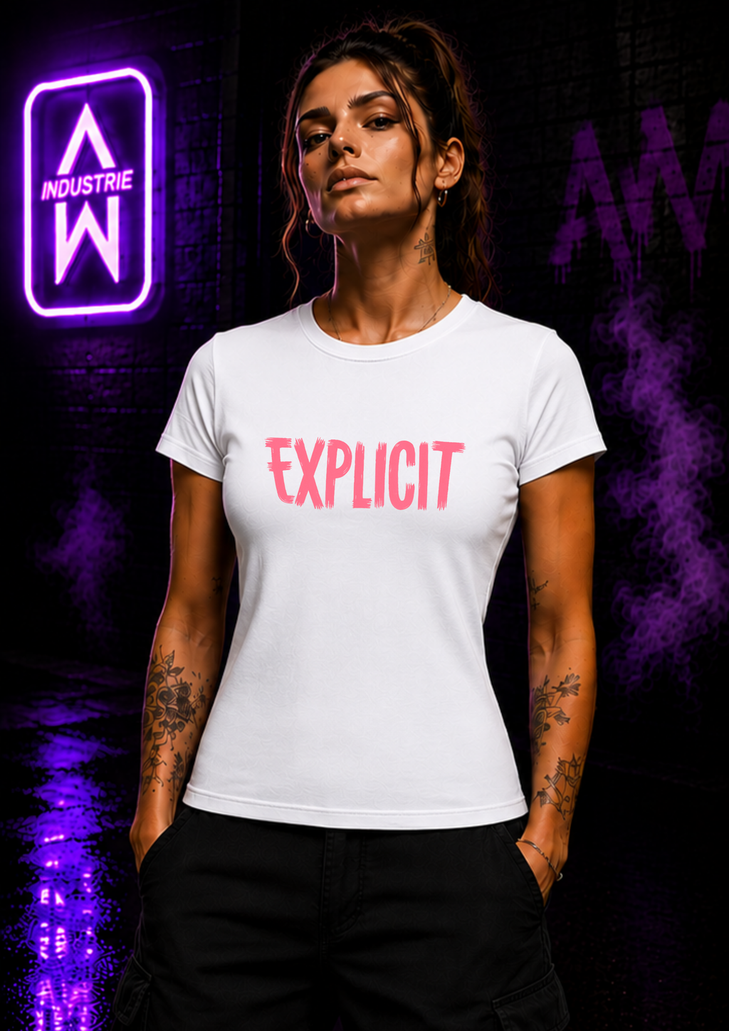 Art Worx Industrie EXPLICIT – Heavy Cotton T-Shirt (Damen)