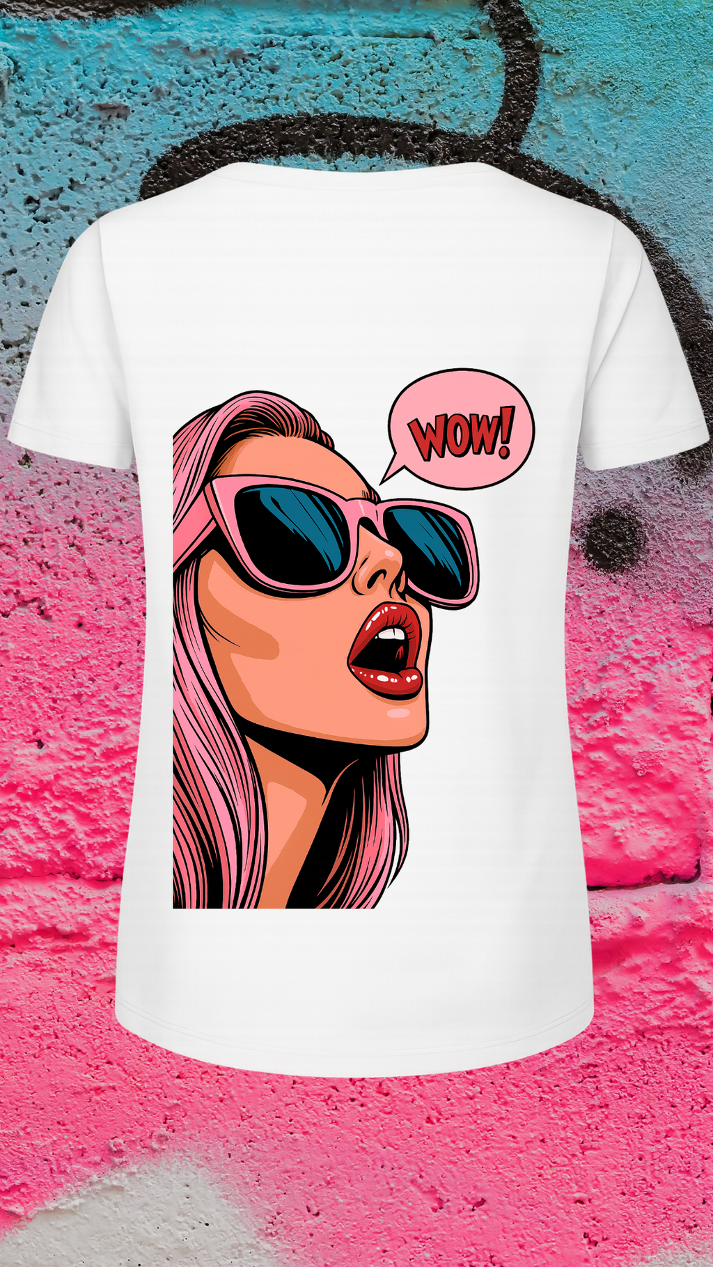 Art Worx Industrie POP ART WOW!  – Heavy Cotton T-Shirt (Damen)